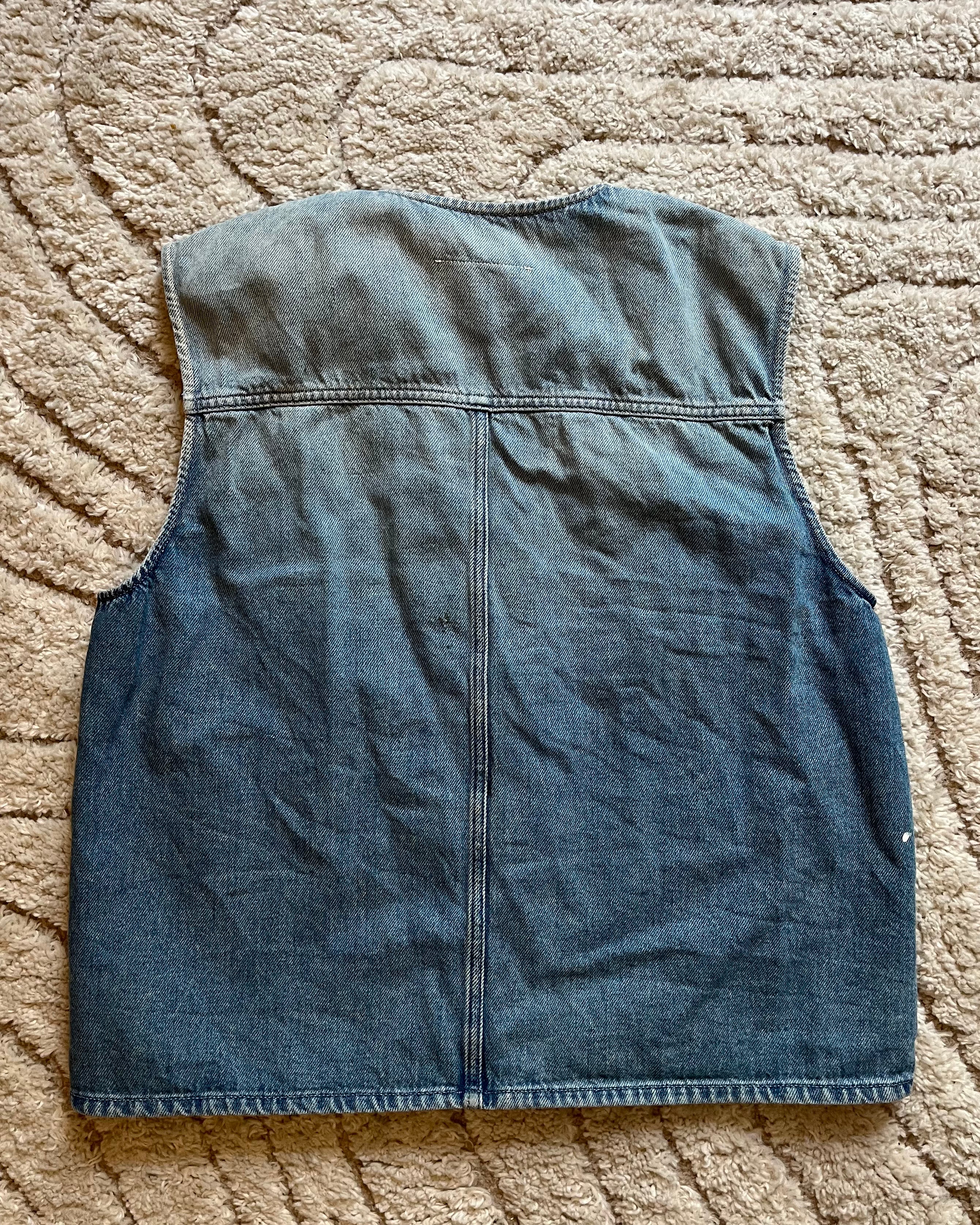 メゾン マルジェラ - MM6 2 in 1 ファー デニム ジャケット (M)