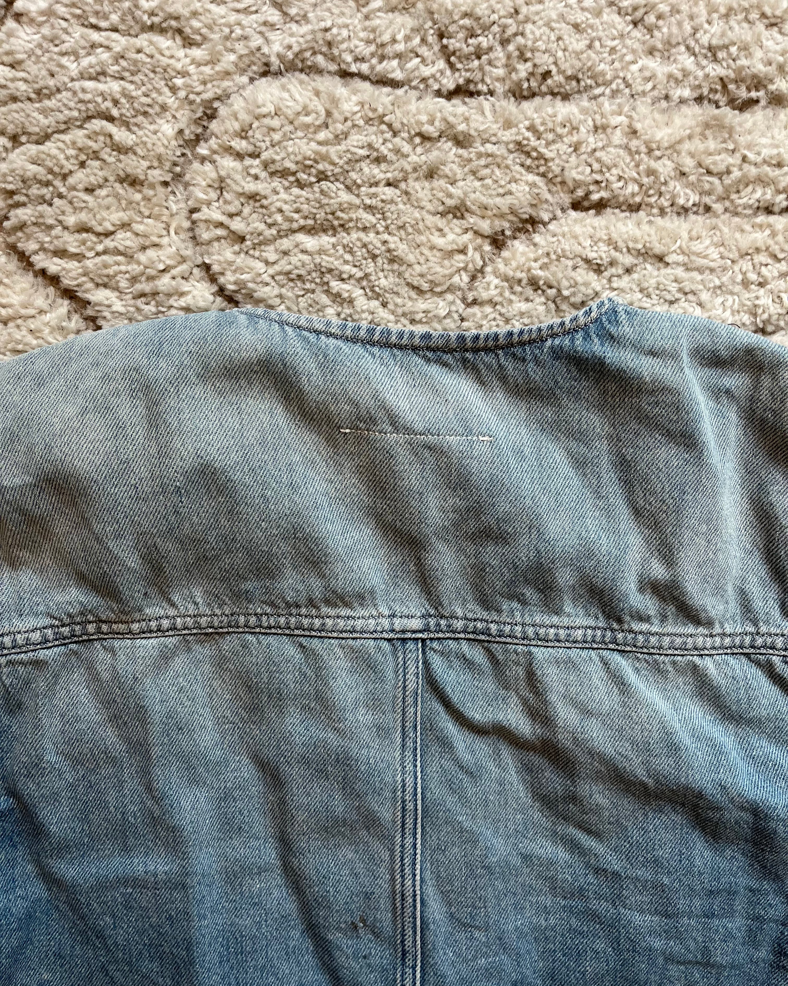 メゾン マルジェラ - MM6 2 in 1 ファー デニム ジャケット (M)