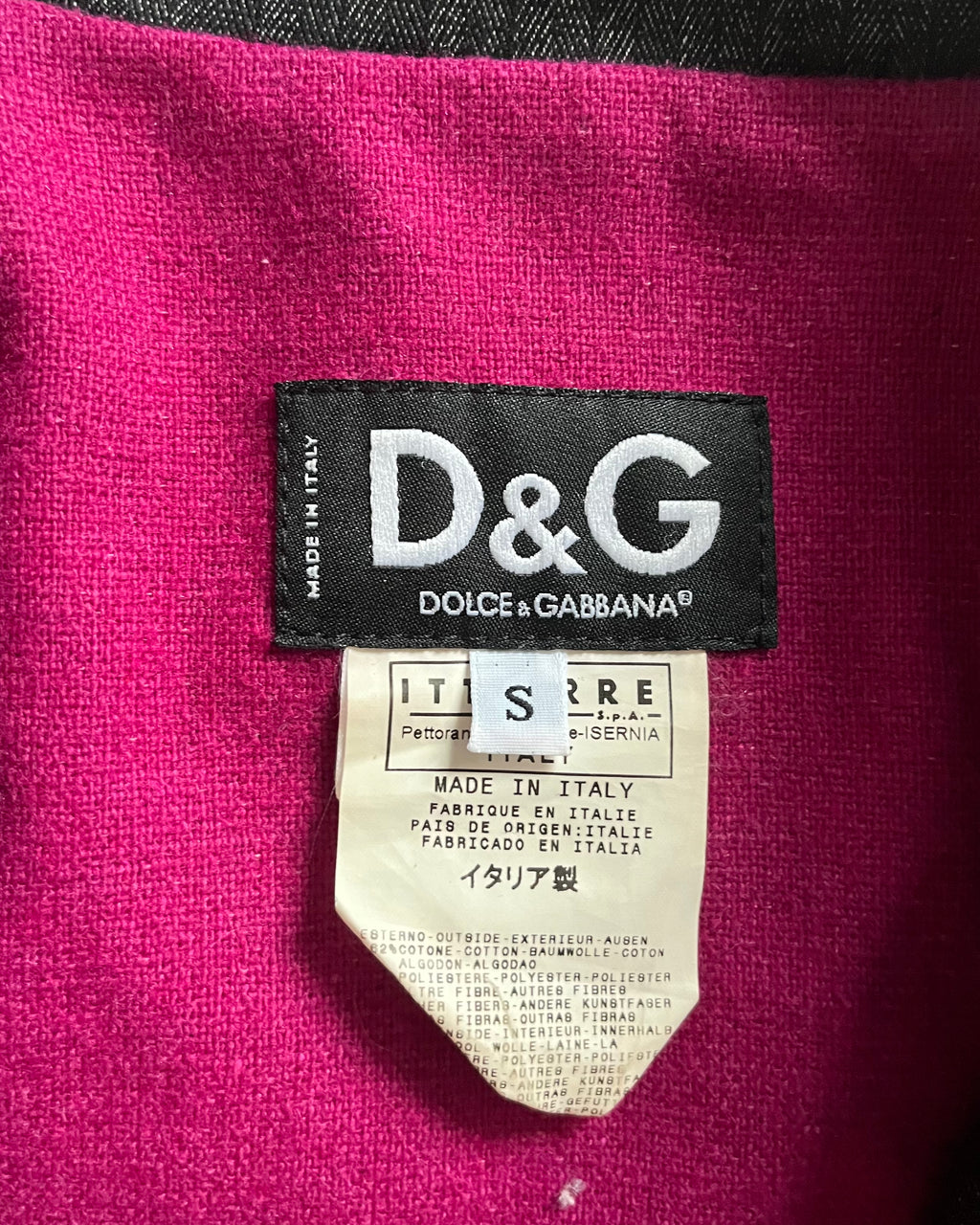 00年代 ドルチェ&amp;ガッバーナ デニムジャケット(S)