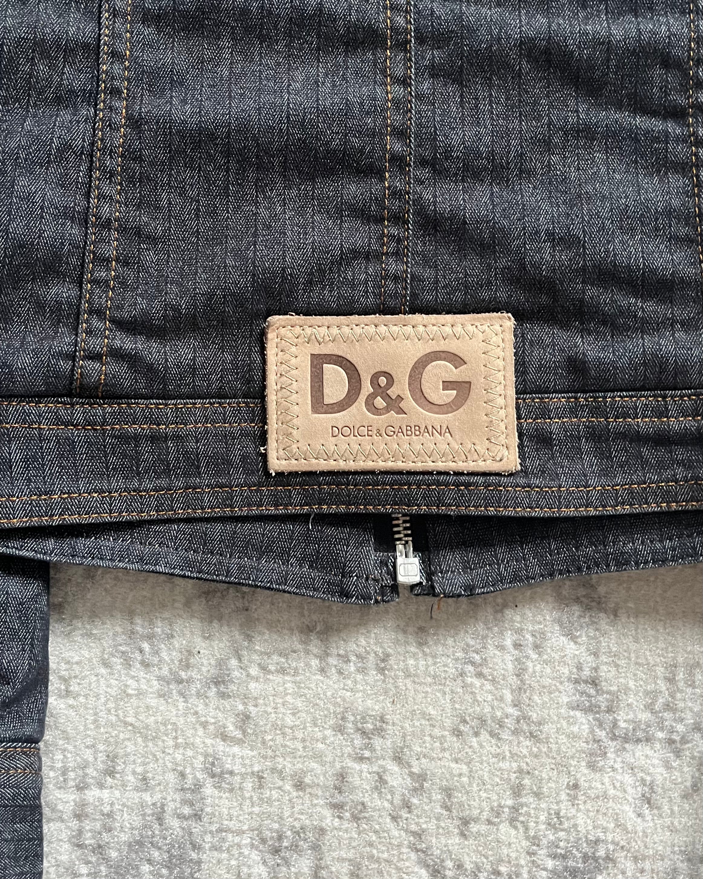 00年代 ドルチェ&amp;ガッバーナ デニムジャケット(S)