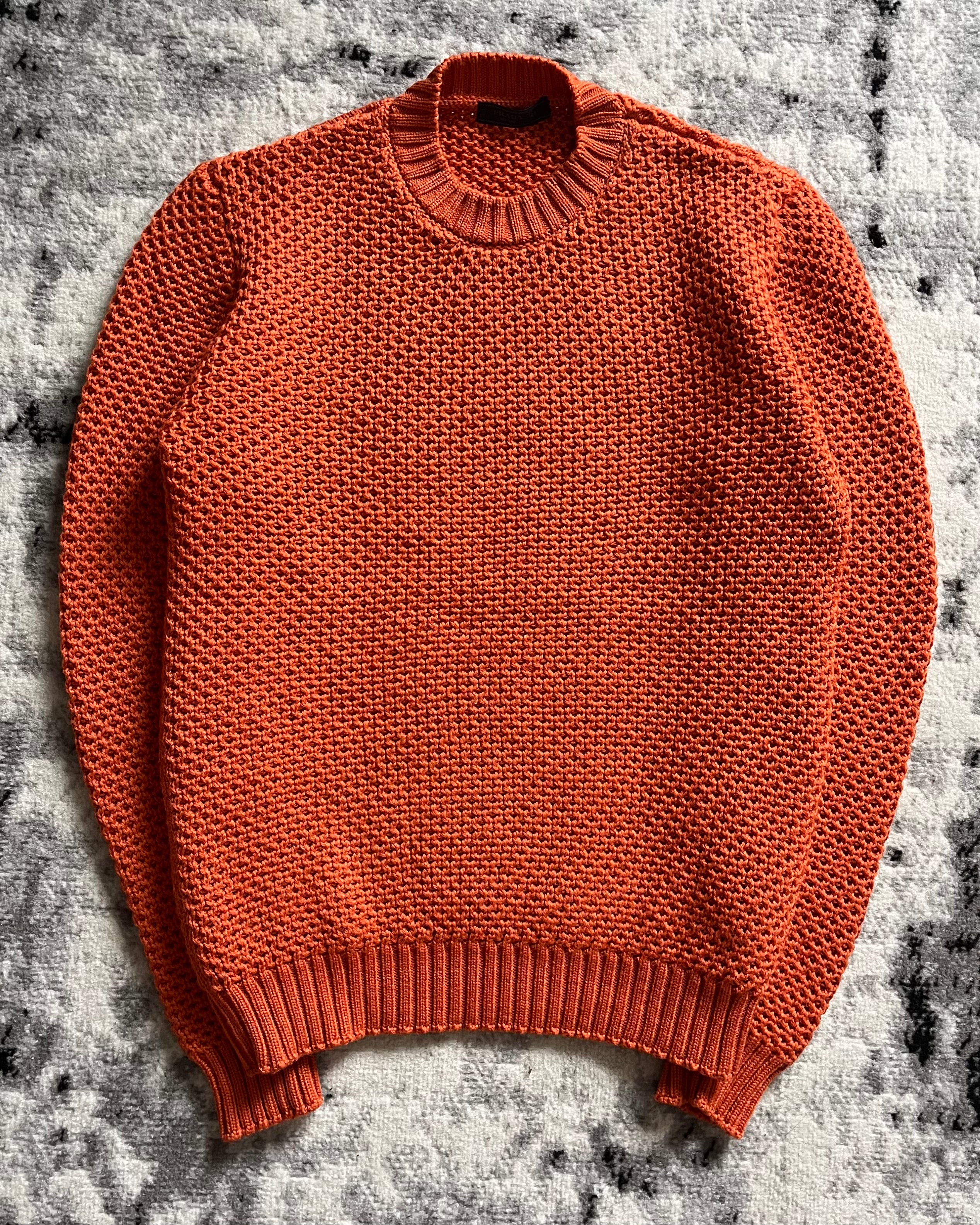 AW20 Prada Orange Wool Sweater (M/L)