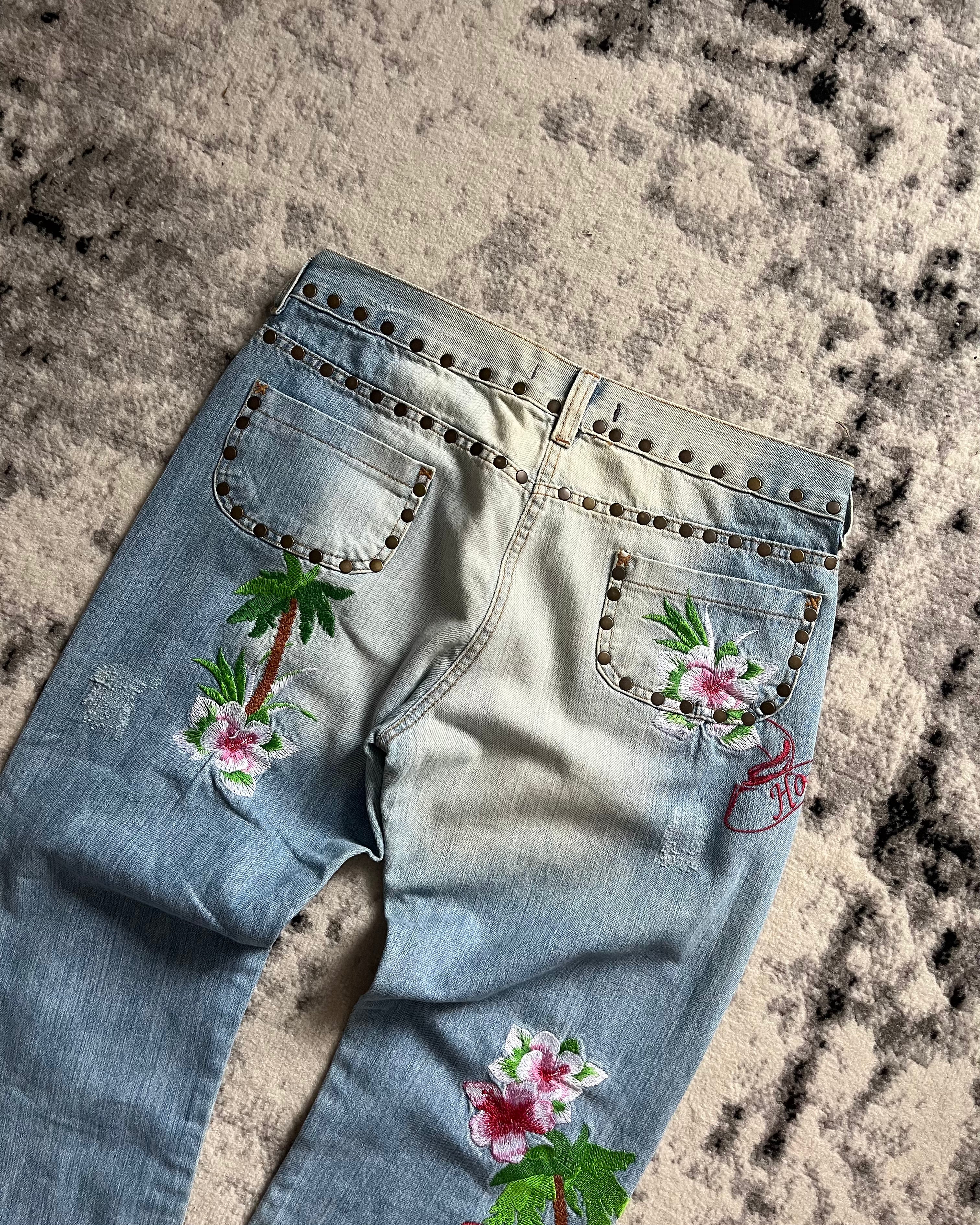 SS06 ドルチェ＆ガッバーナ ハワイ リラックス アンプル ジーンズ (S/M)