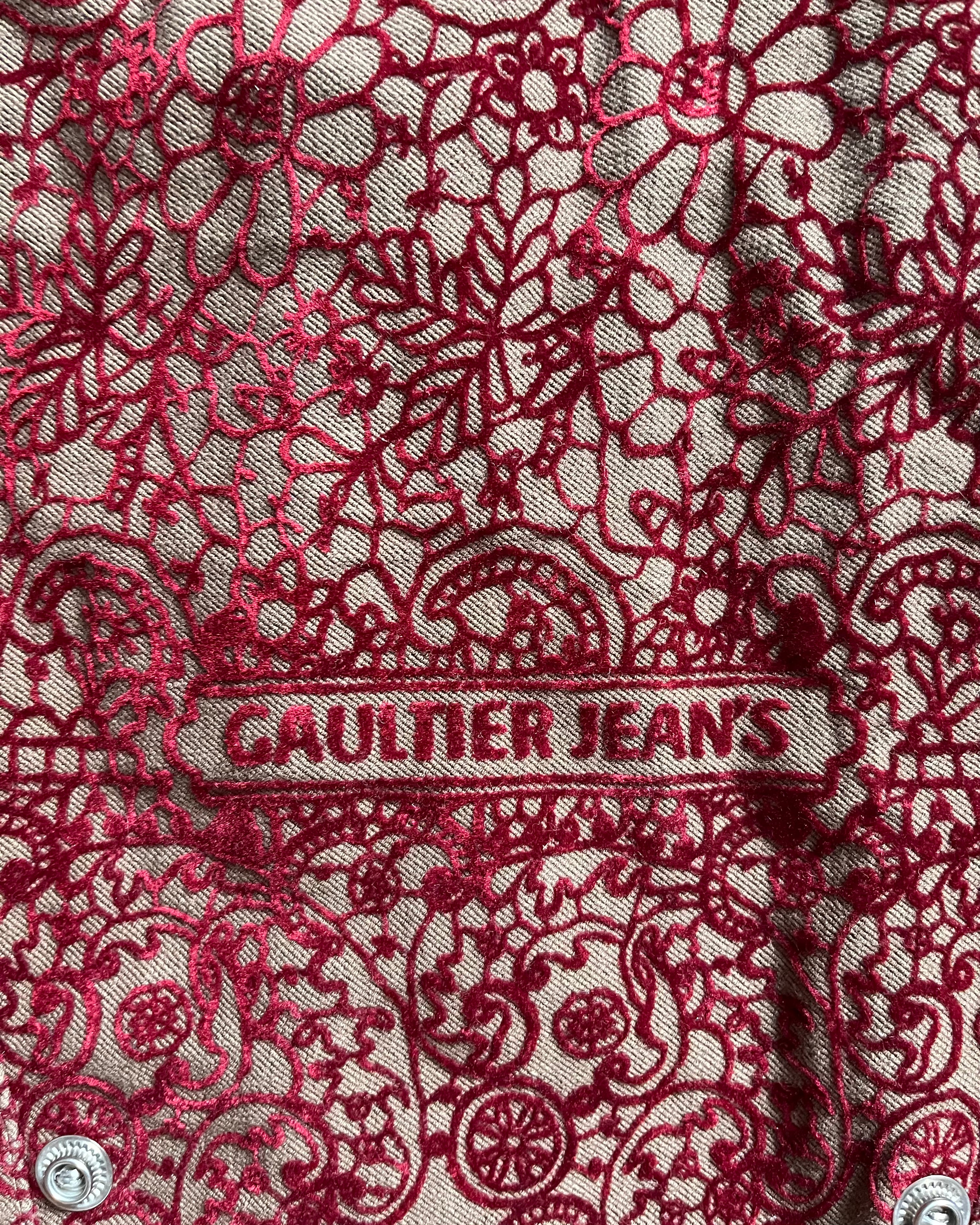 90s Jean Paul Gaultier Glamour Velvet Full Set