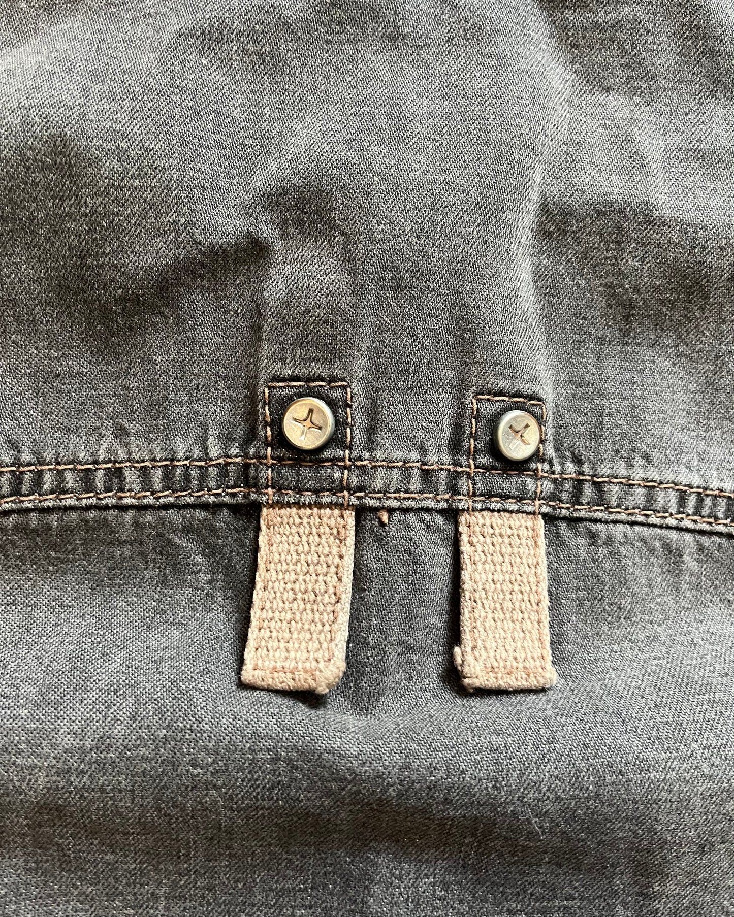 AW04 Dolce & Gabbana Multi Pockets Bondage Denim jacket (M)