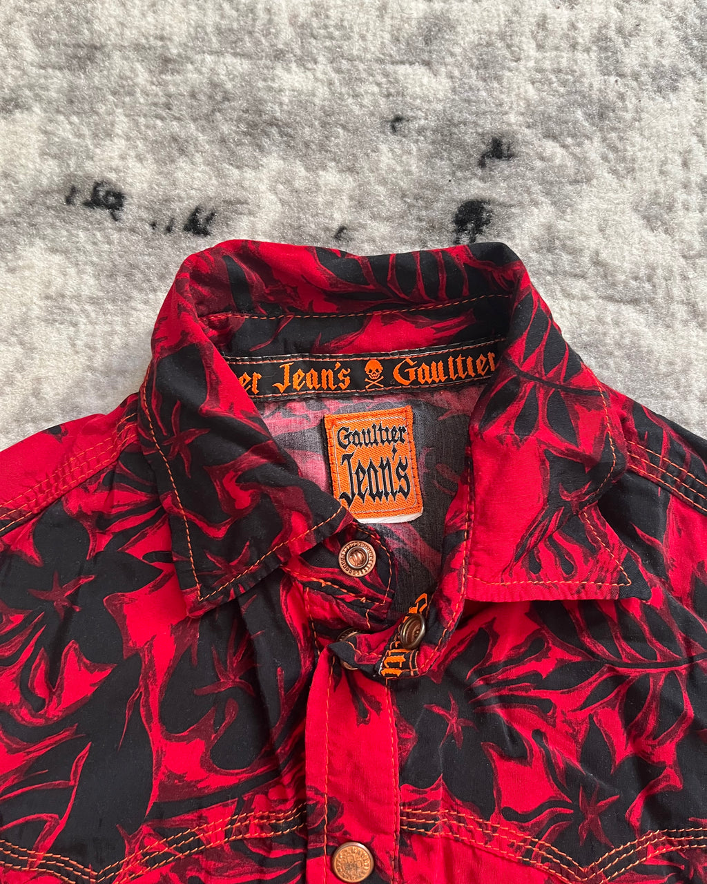 90s Jean Paul Gaultier 'Jeans' Hawaiian Shirt – Dolce Vita Hub 90s Jean Paul Gaultier 'Jeans' Hawaiian Shirt – Dolce Vita Hub