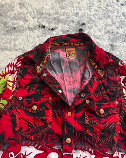 90s Jean Paul Gaultier 'Jeans' Hawaiian Shirt (S)