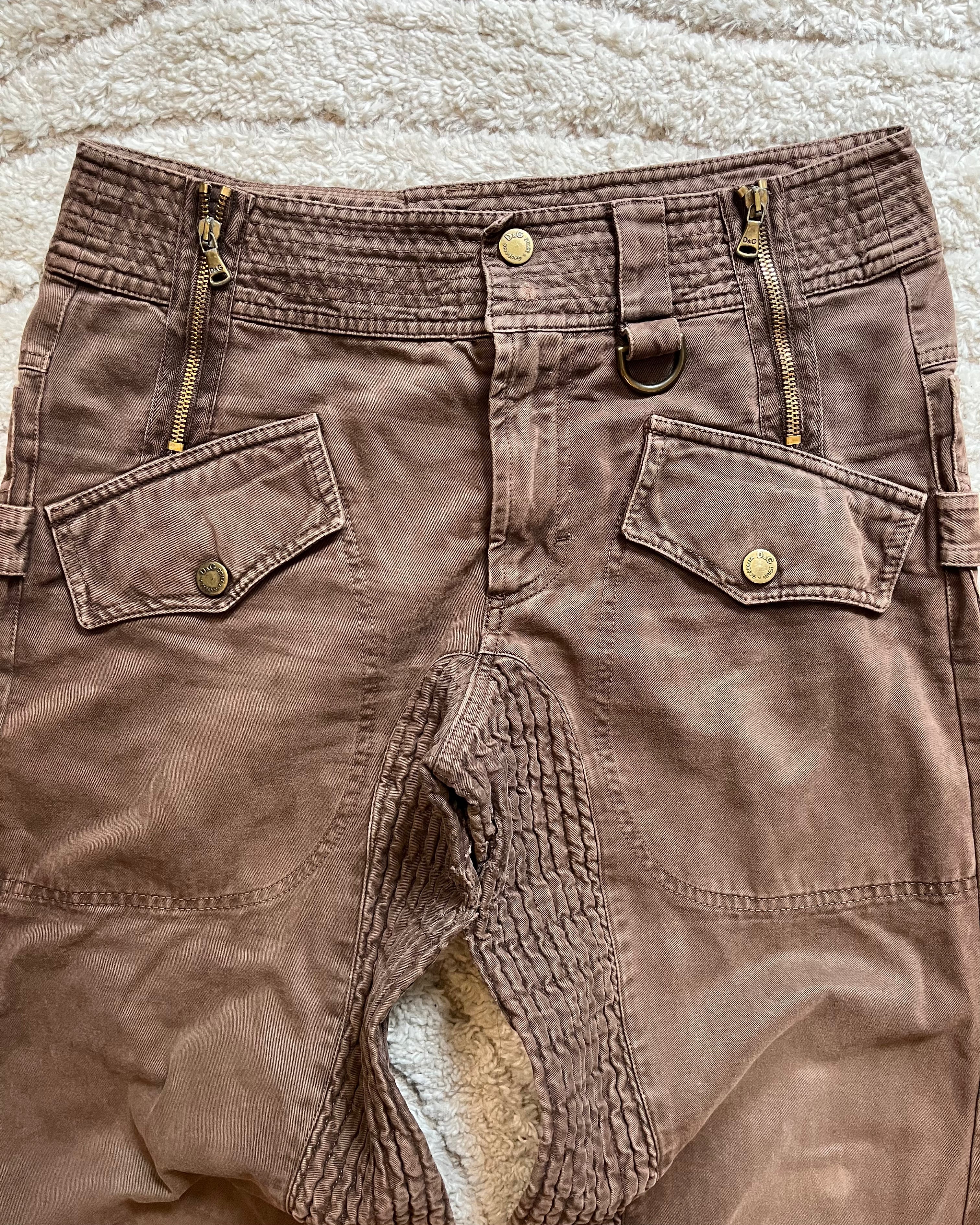 AW03 Dolce & Gabbana Backpacker Cargo Pants (M)