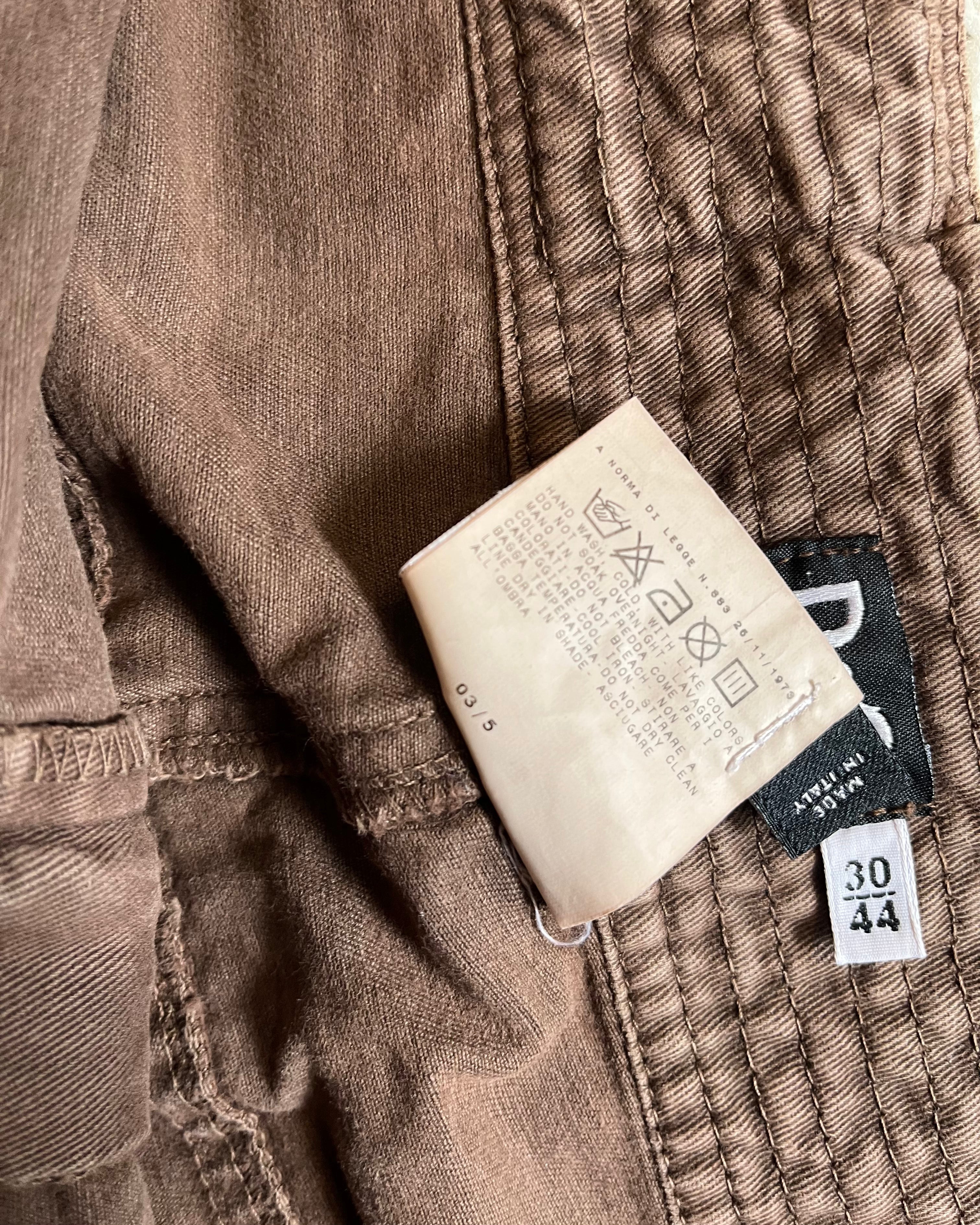 AW03 Dolce & Gabbana Backpacker Cargo Pants (M)