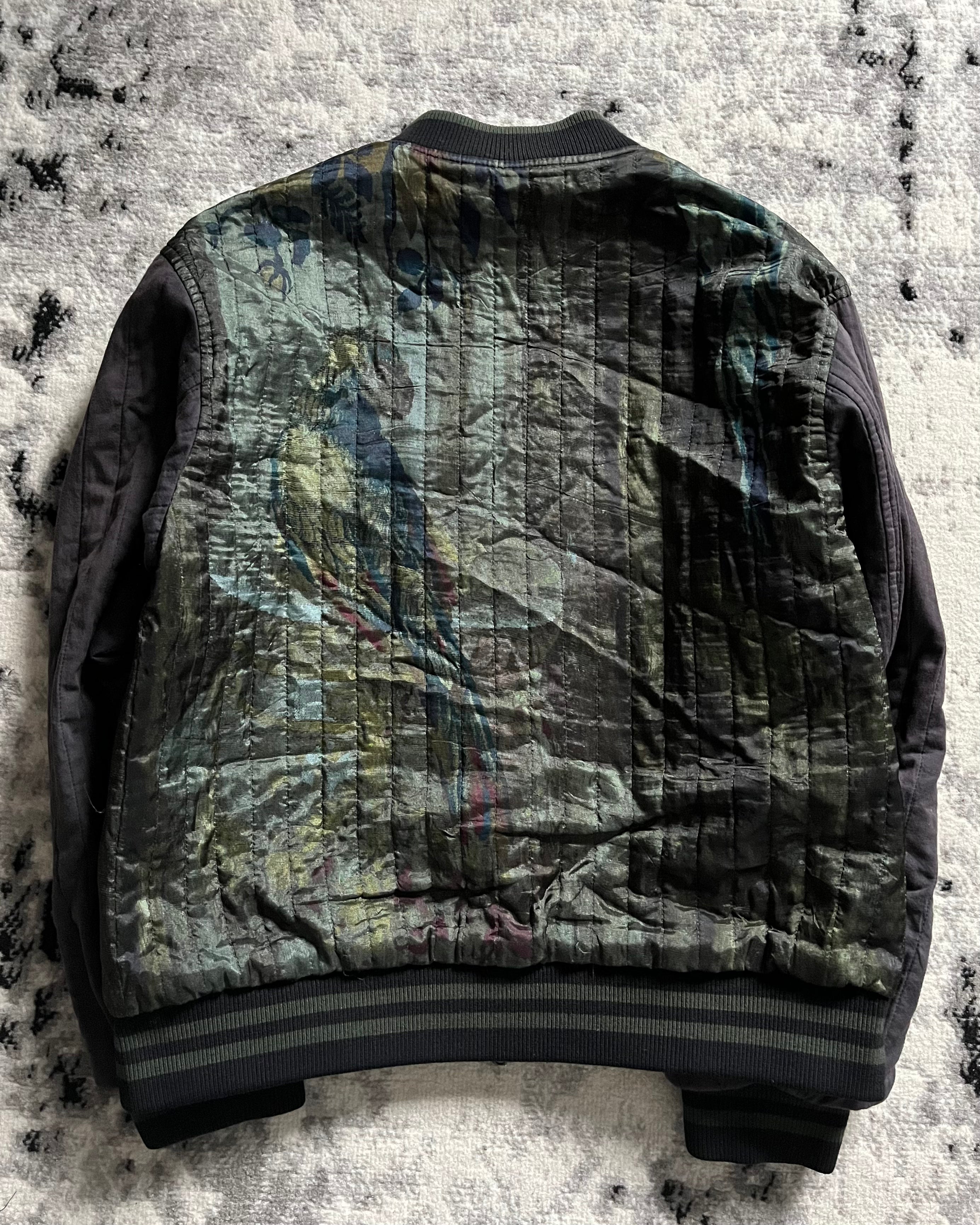 SS17 Dries Van Noten Parrot Reversible Bomber Jacket (L)