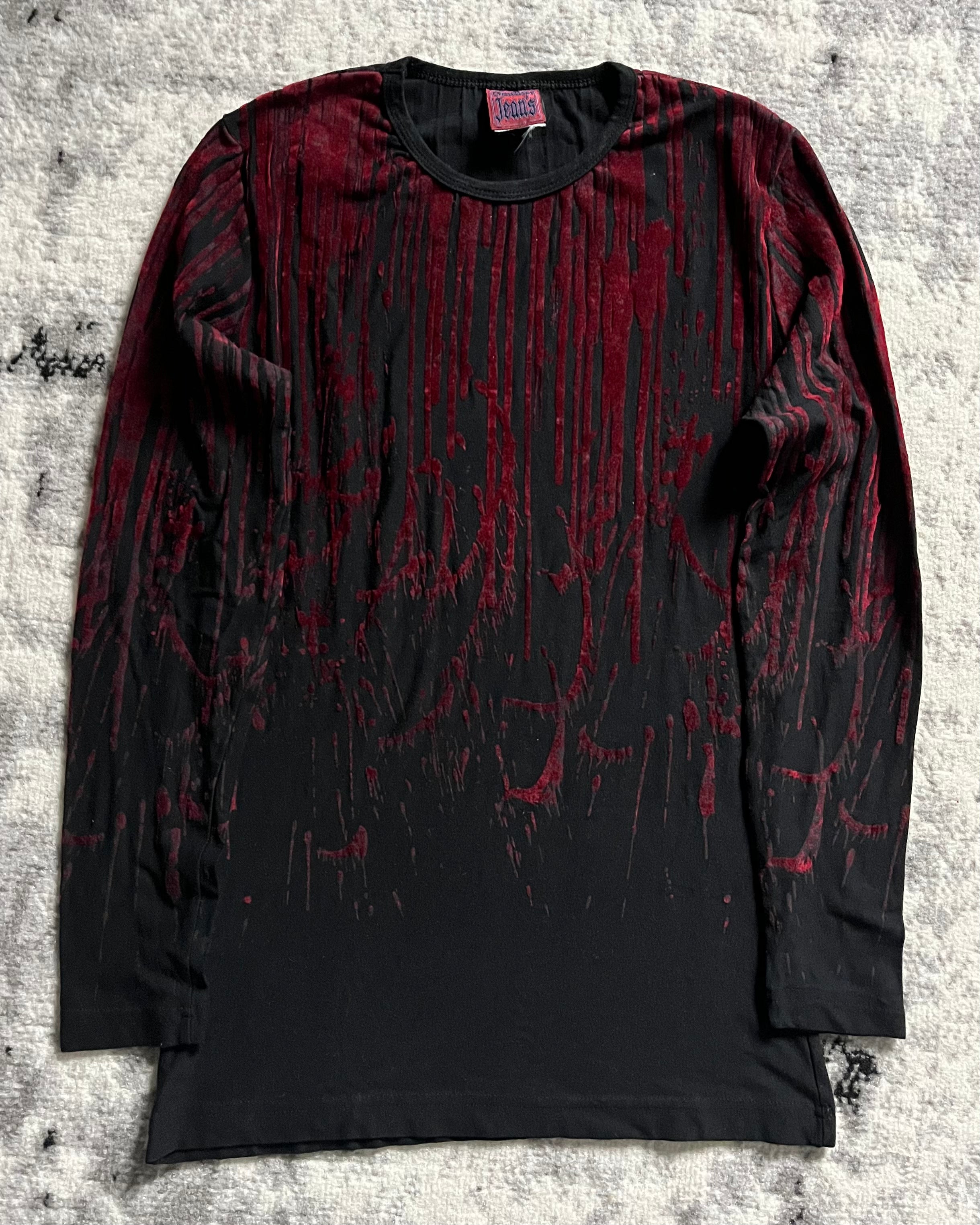 AW98 ジャンポール・ゴルチエ ブラッドドリップ長袖(S)