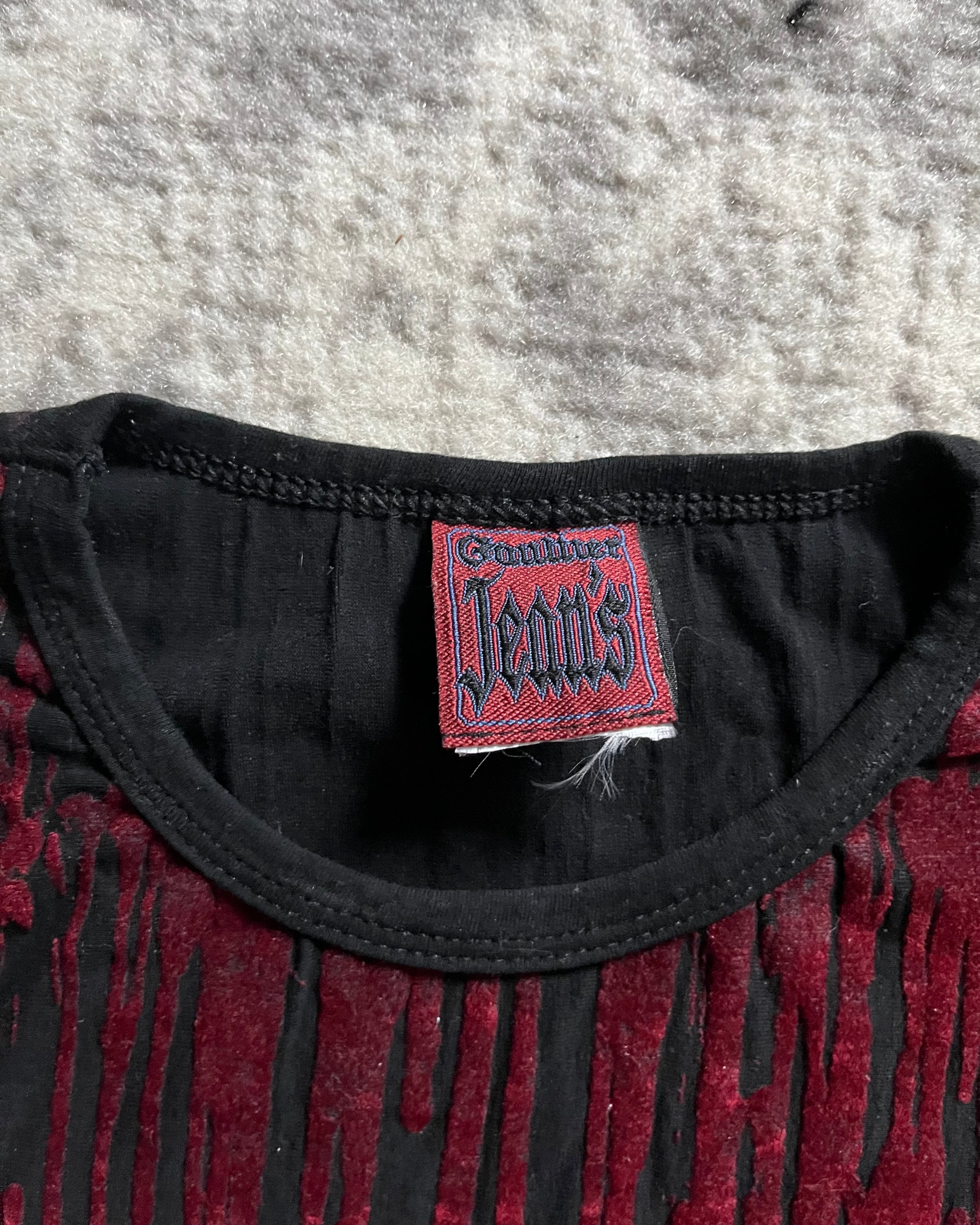 AW98 ジャンポール・ゴルチエ ブラッドドリップ長袖(S)