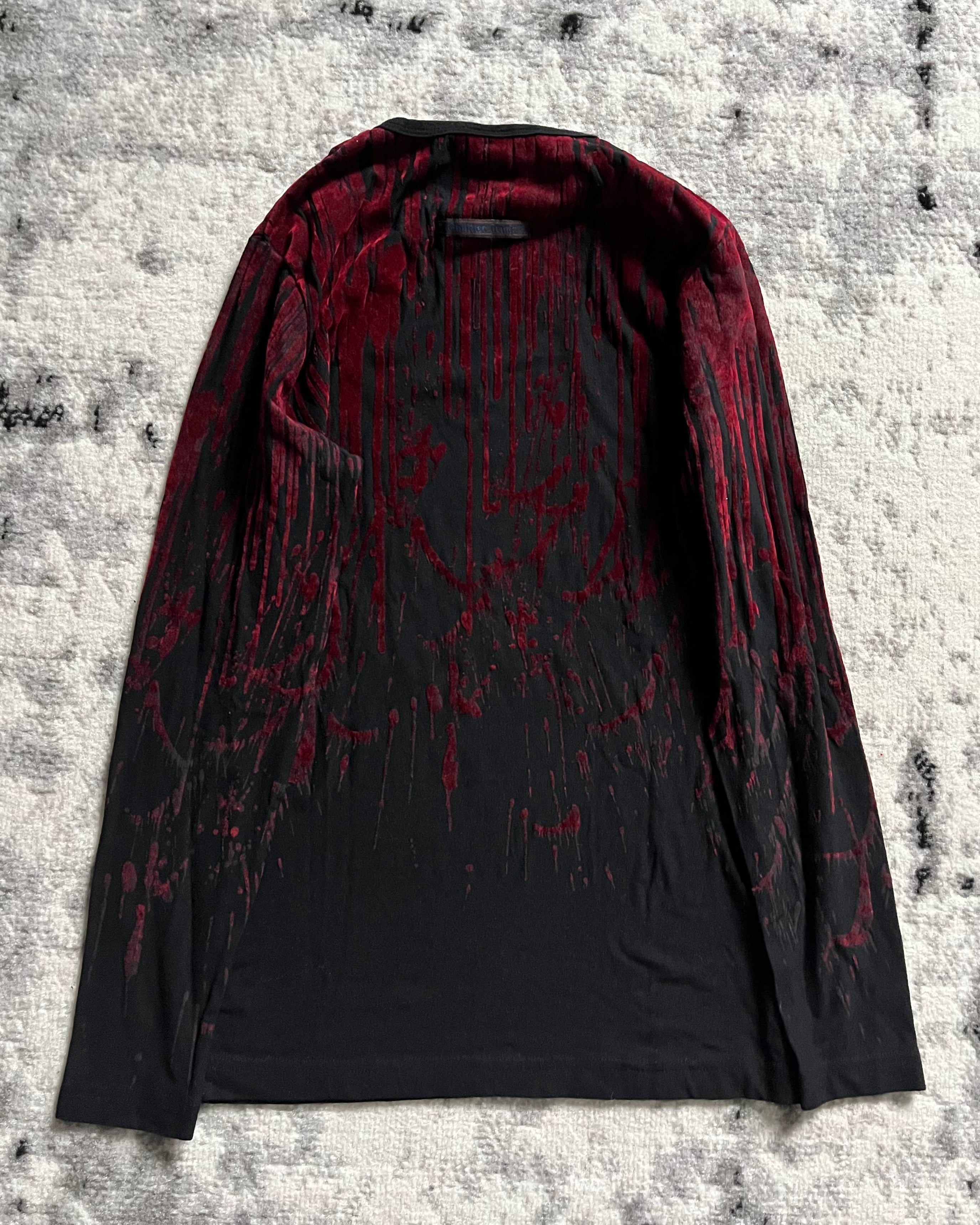 AW98 ジャンポール・ゴルチエ ブラッドドリップ長袖(S)