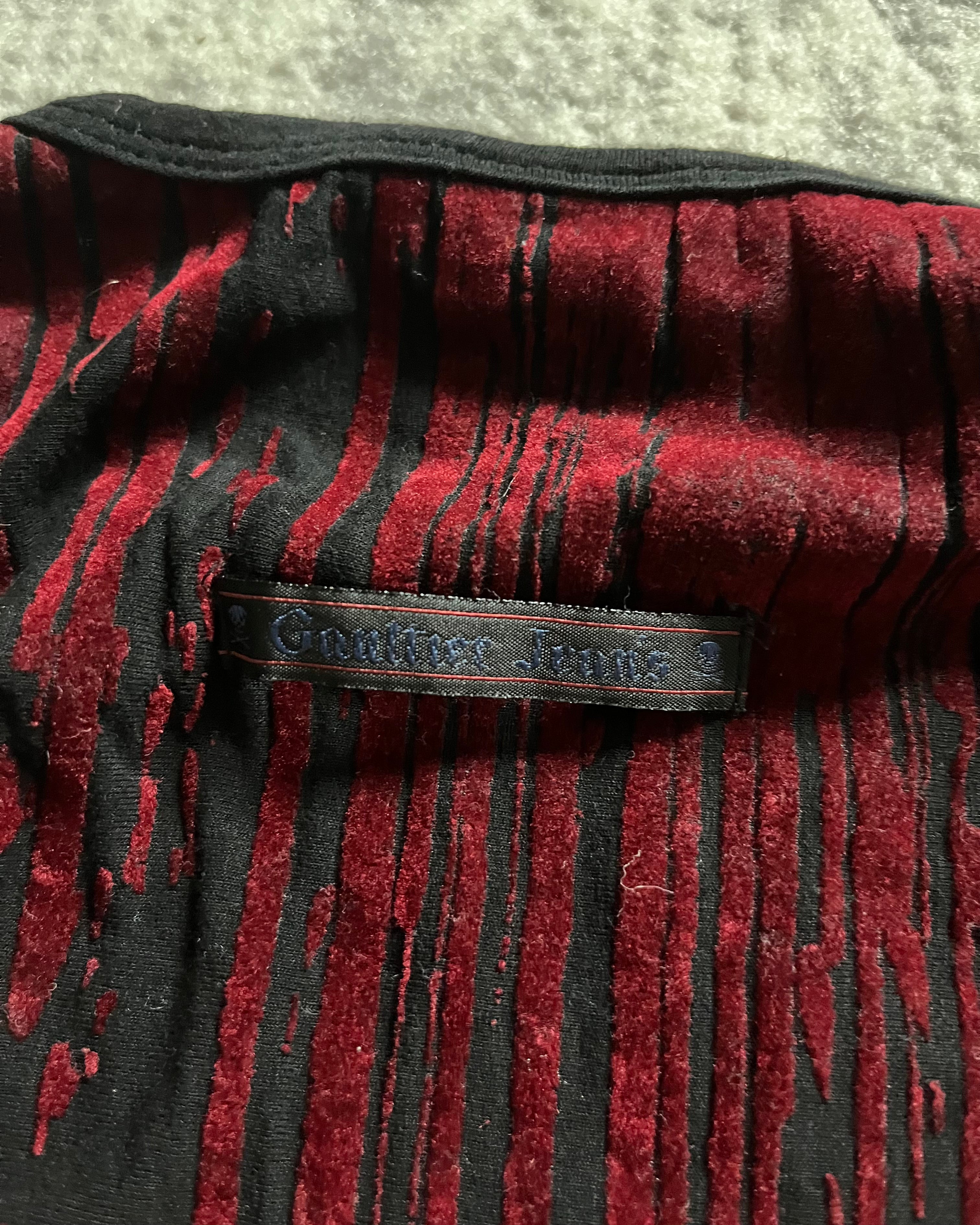 AW98 ジャンポール・ゴルチエ ブラッドドリップ長袖(S)