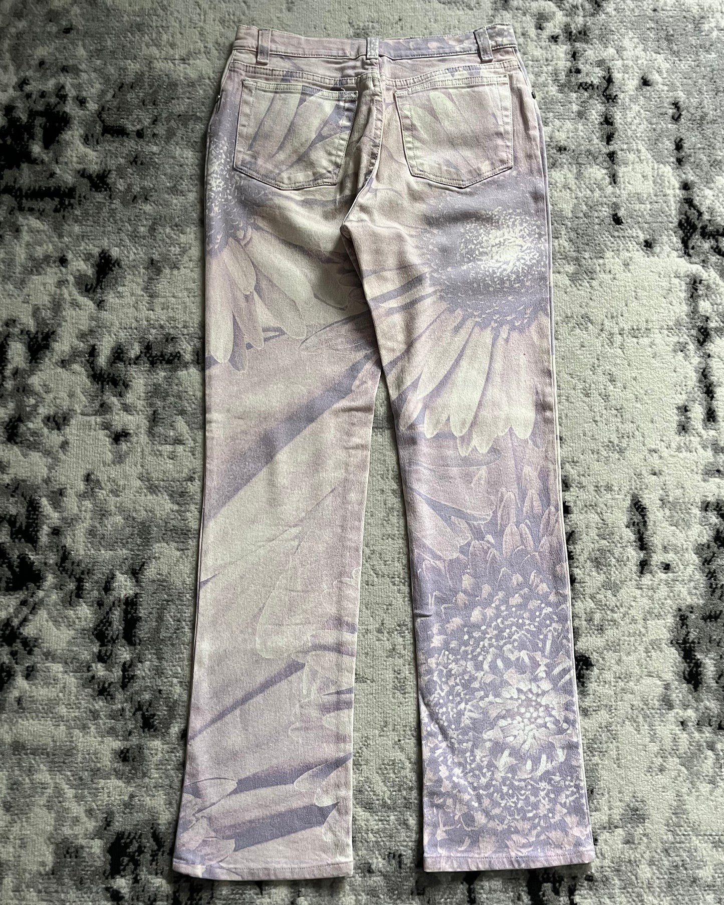 FW99 Roberto Cavalli Purple Nature Pants (XS/S)