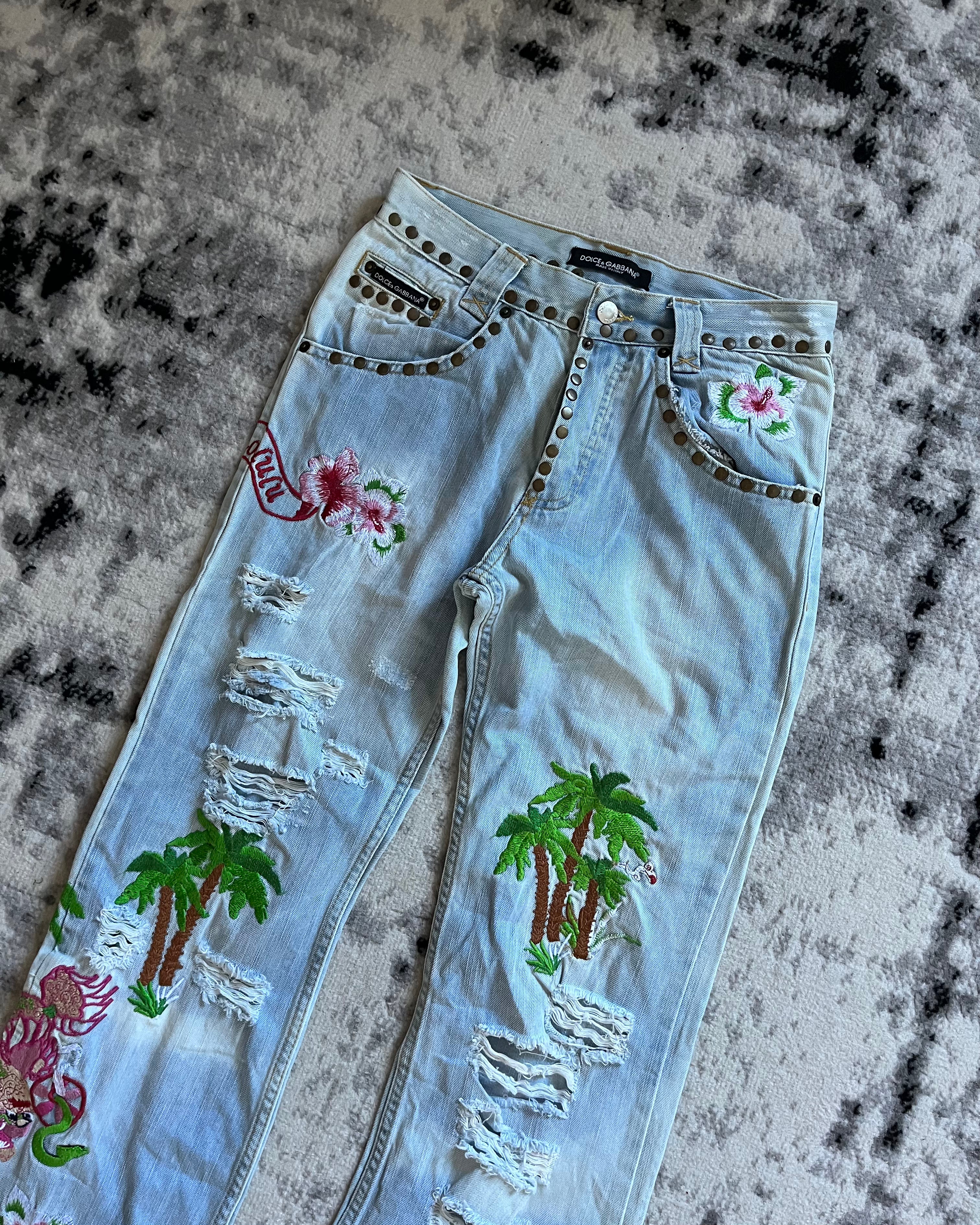 DOLCE&GABBANA ハワイ刺繍デニム 楽天市場】DOLCE&GABBANA ドルチェアンドガッバーナ デニム