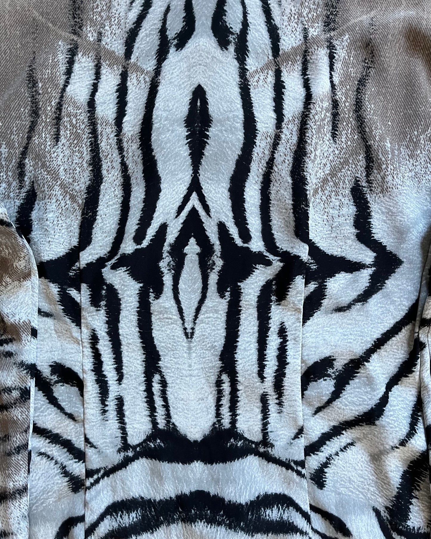 00s Just Cavalli Hybrid Zebra Mao Shirt (S)