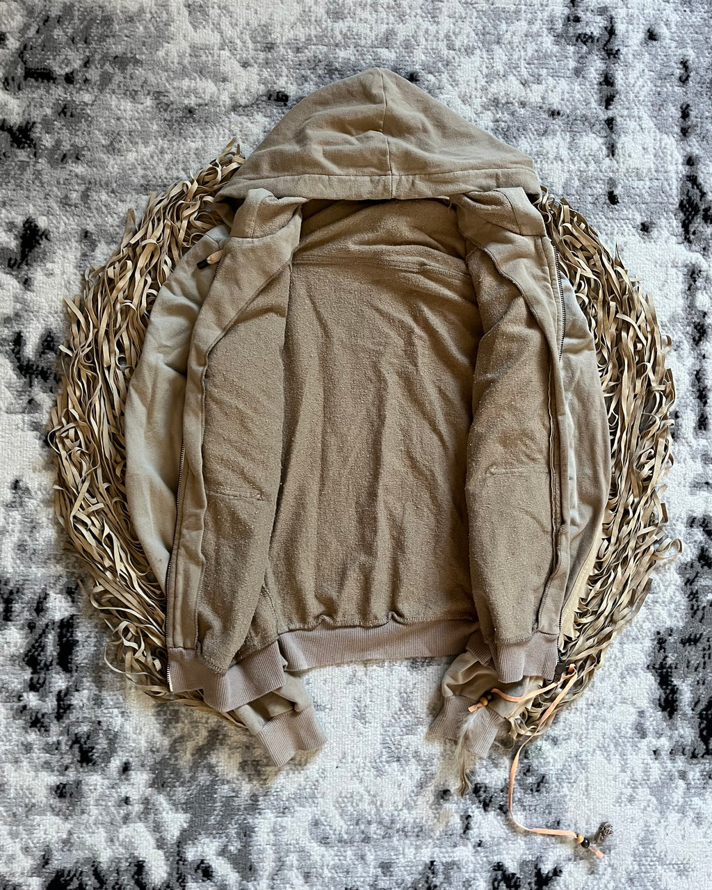 AW2010 Dolce & Gabbana Beige Fringe Sweater (XS)