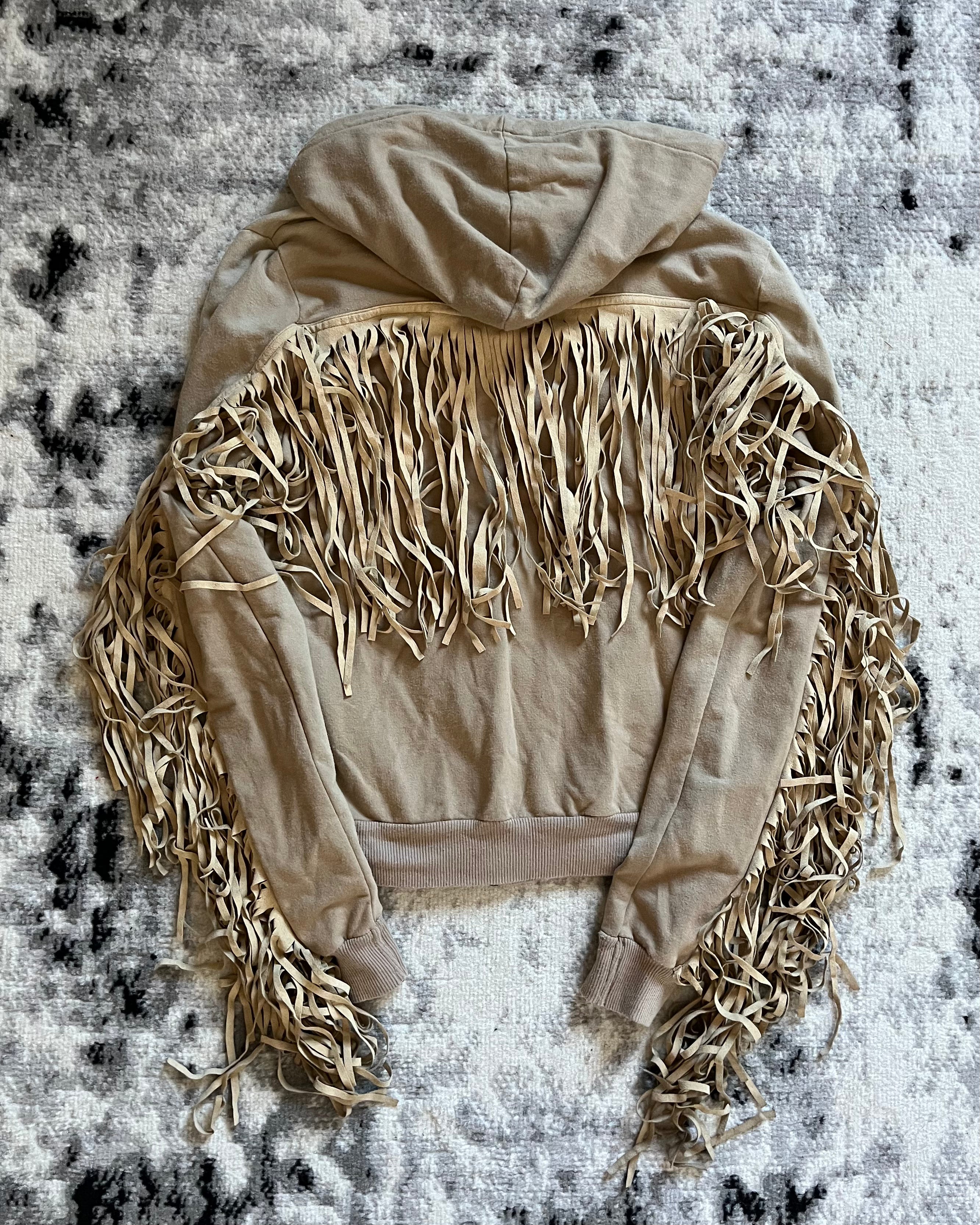 AW2010 Dolce & Gabbana Beige Fringe Sweater (XS)