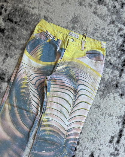 SS01 Roberto Cavalli Hysteric Spiral Artistic Pants (S)