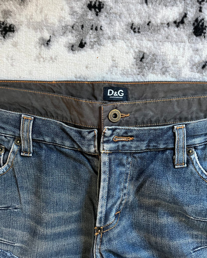 AW03 Dolce & Gabbana Double Waisted Masterpiece Cargo Pants (L/XL)