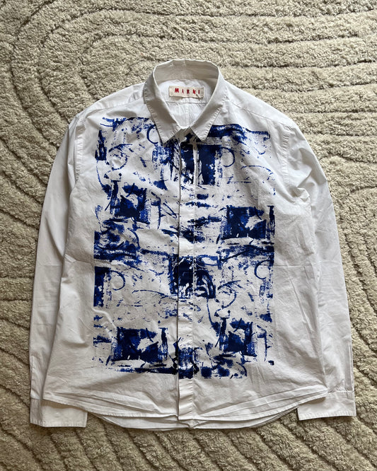 Marni Contemporary Painted Elegant Shirt (M)