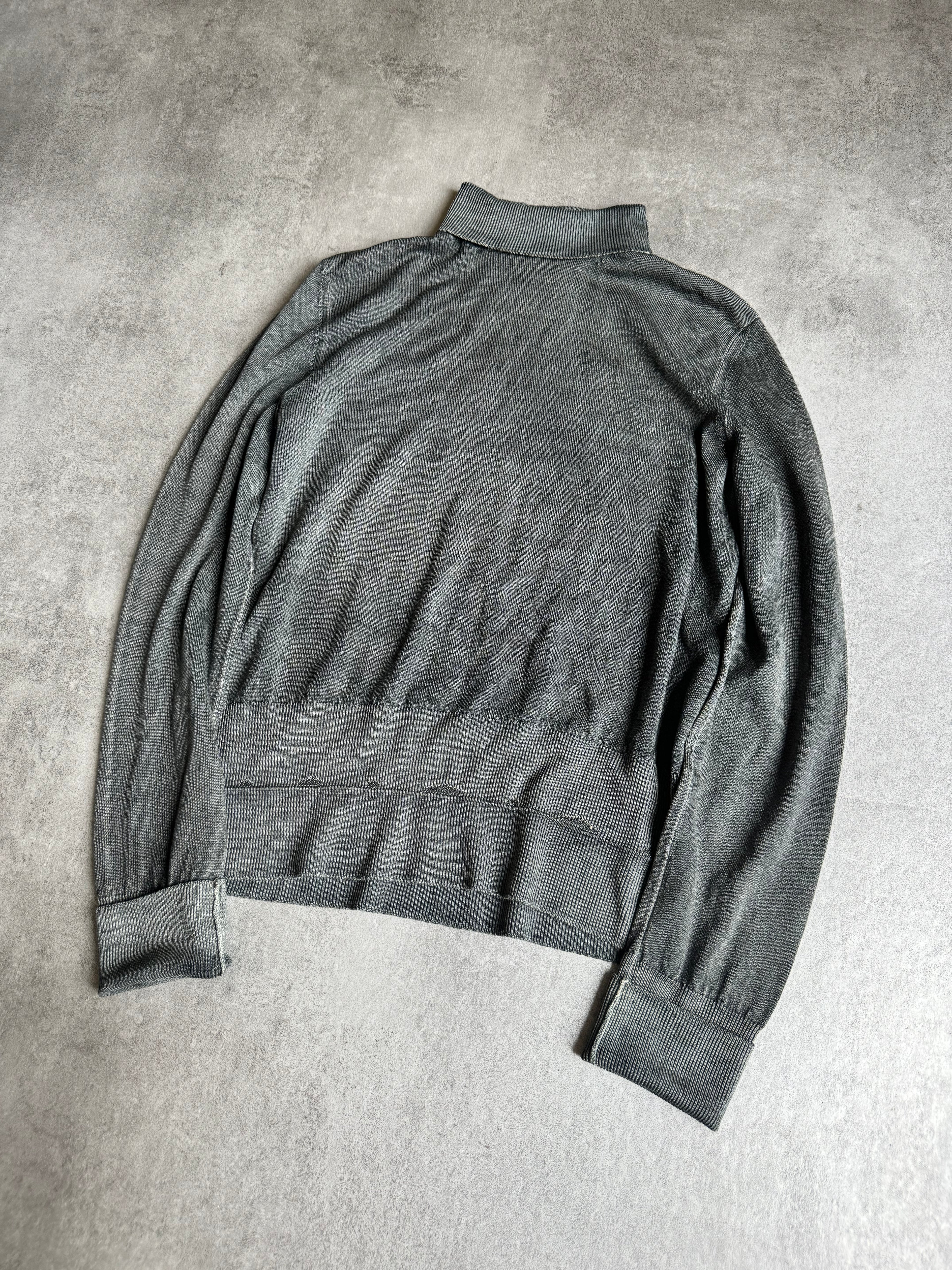 1990s Maison Martin Margiela Archive Distressed Wool Turtleneck (S)
