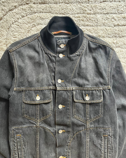 SS08 Dolce & Gabbana Classic Hybrid Denim Jacket (M)