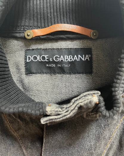 SS08 Dolce & Gabbana Classic Hybrid Denim Jacket (M)