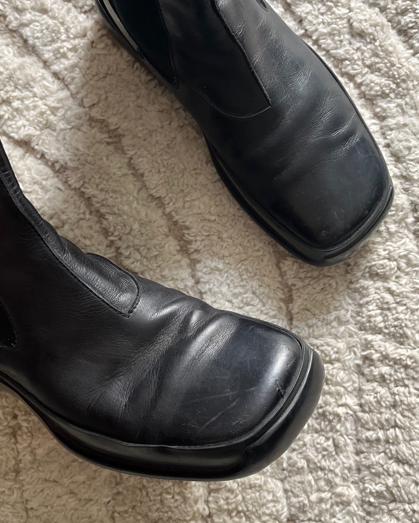 FW1999 Prada Leather Boots (39)