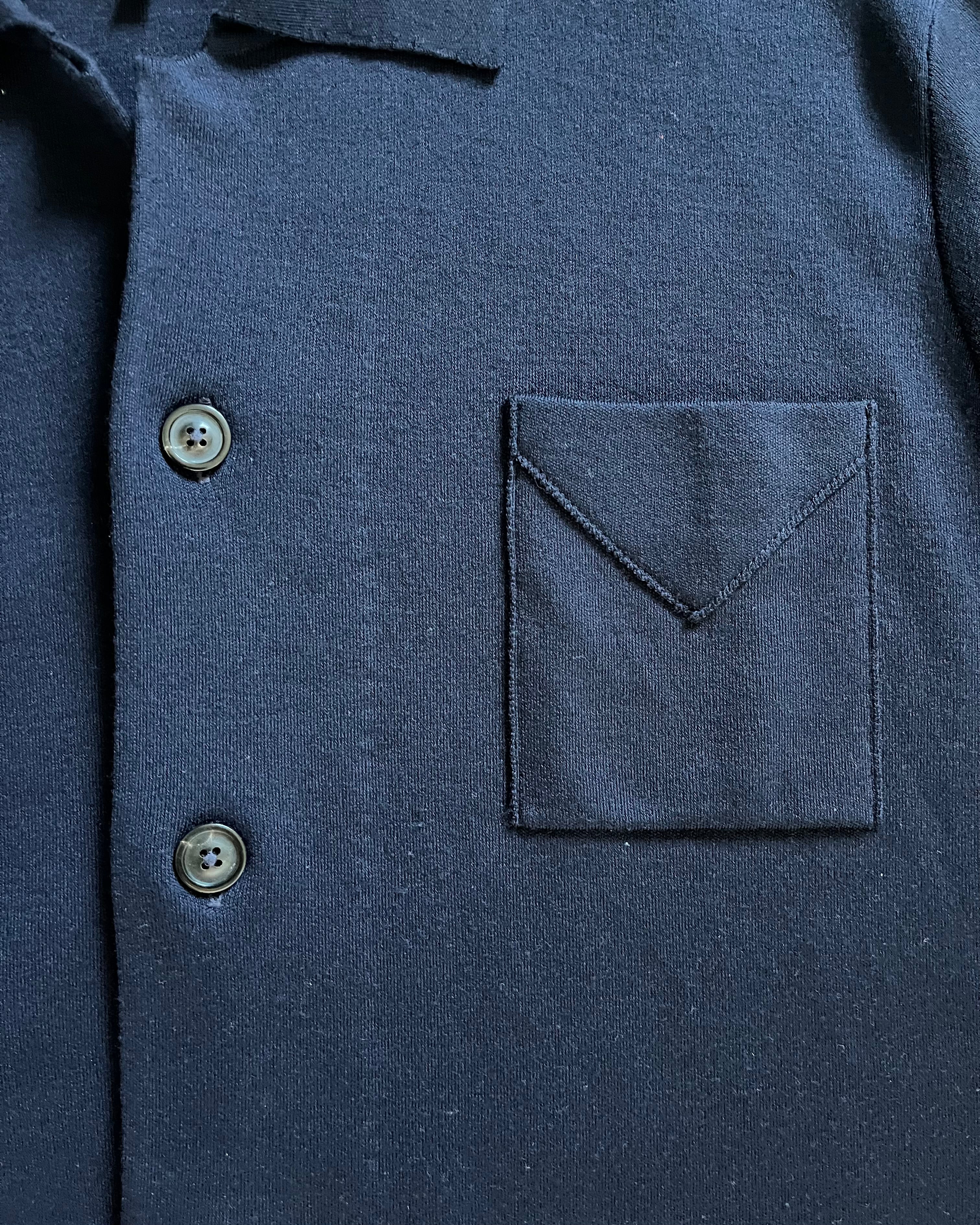 AW19 Maison Margiela Navy Wool Shirt (L/XL)