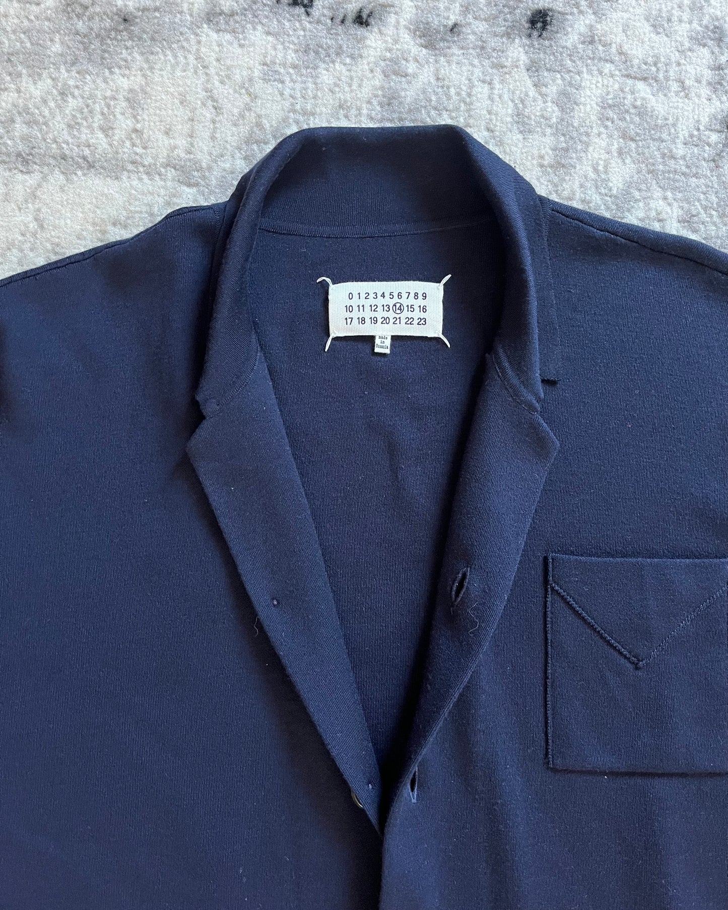 AW19 Maison Margiela Navy Wool Shirt (L/XL)