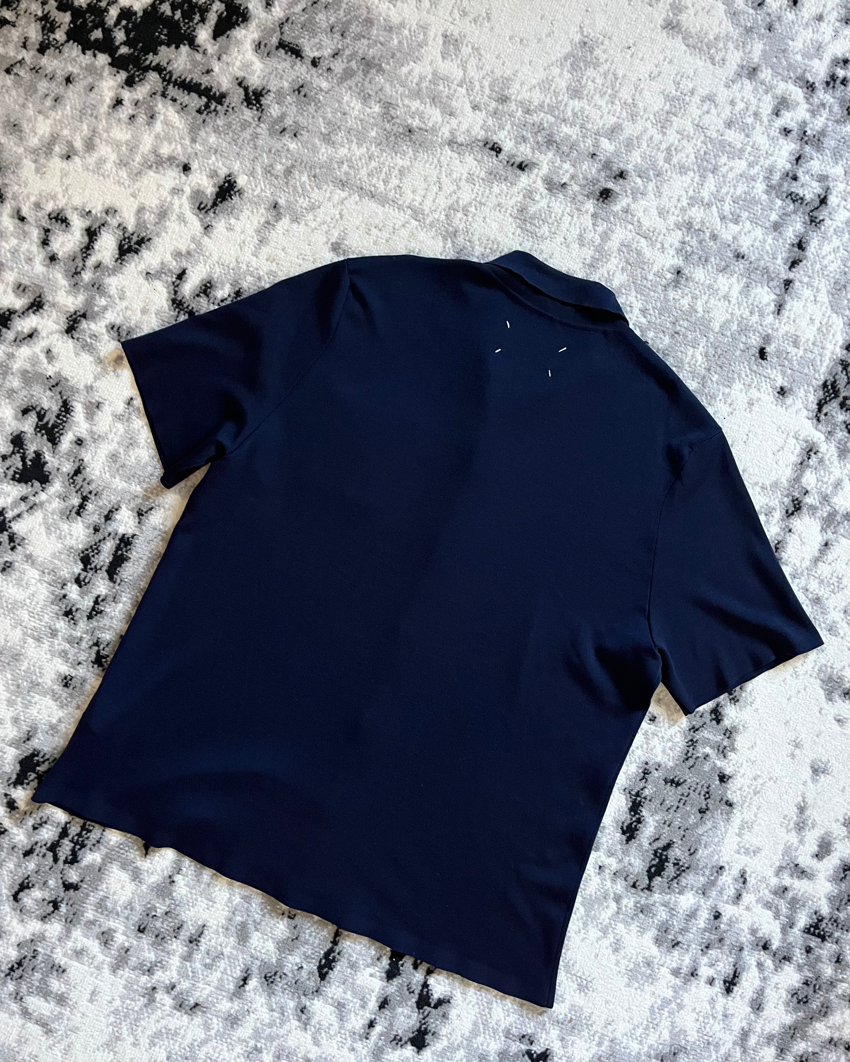 AW19 Maison Margiela Navy Wool Shirt (L/XL)