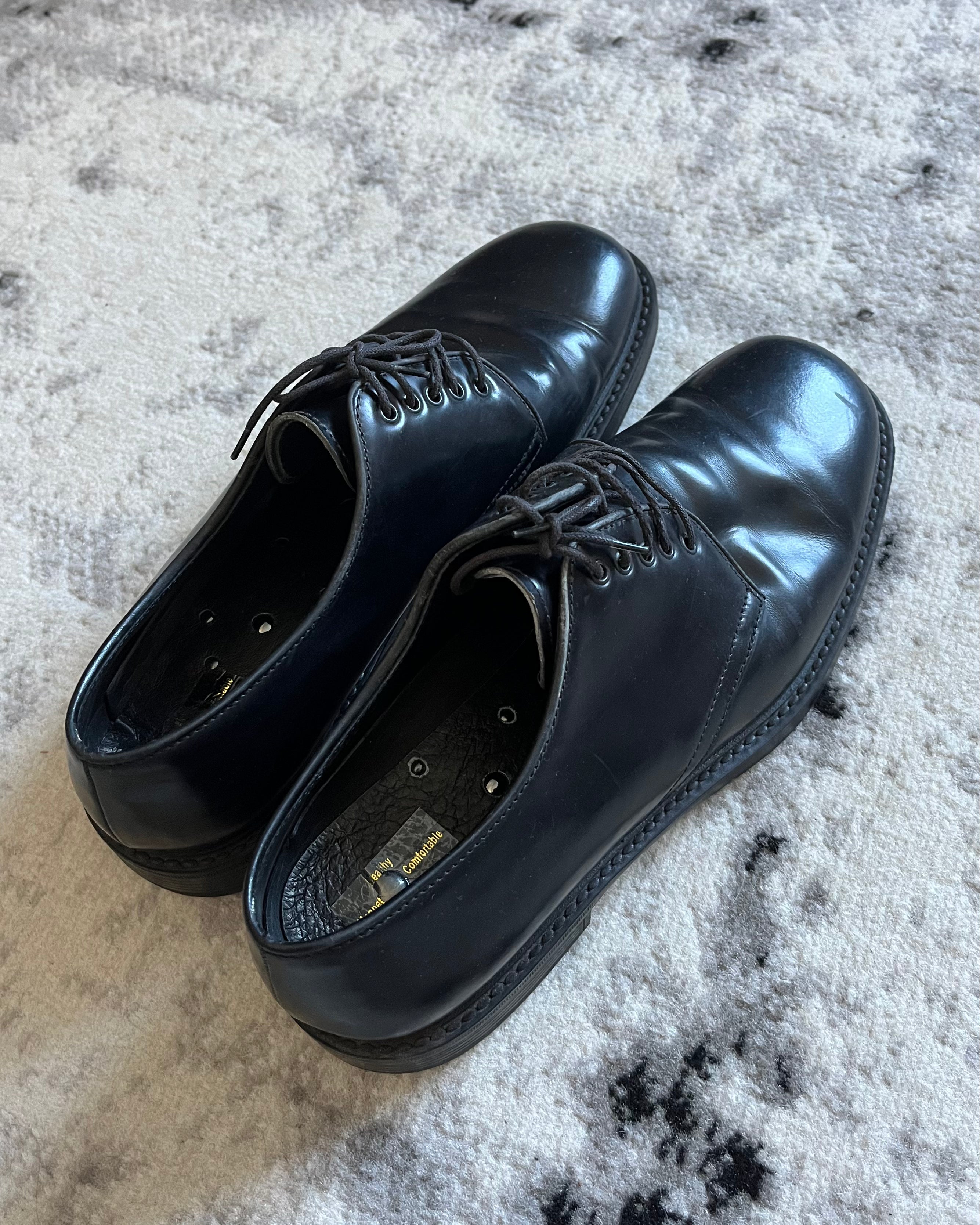 Prada Black Leather Derby Shoes (42,5eu/9us)