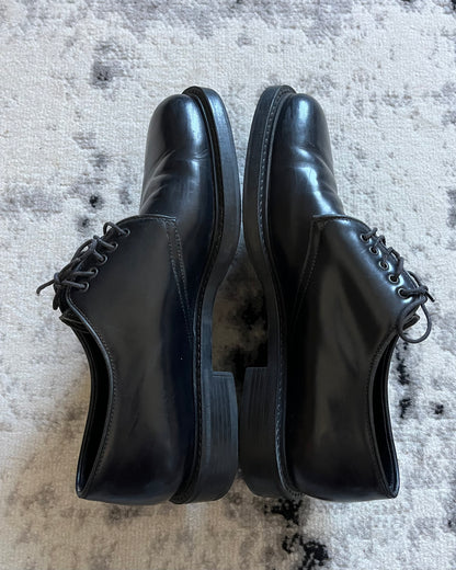 Prada Black Leather Derby Shoes (42,5eu/9us)