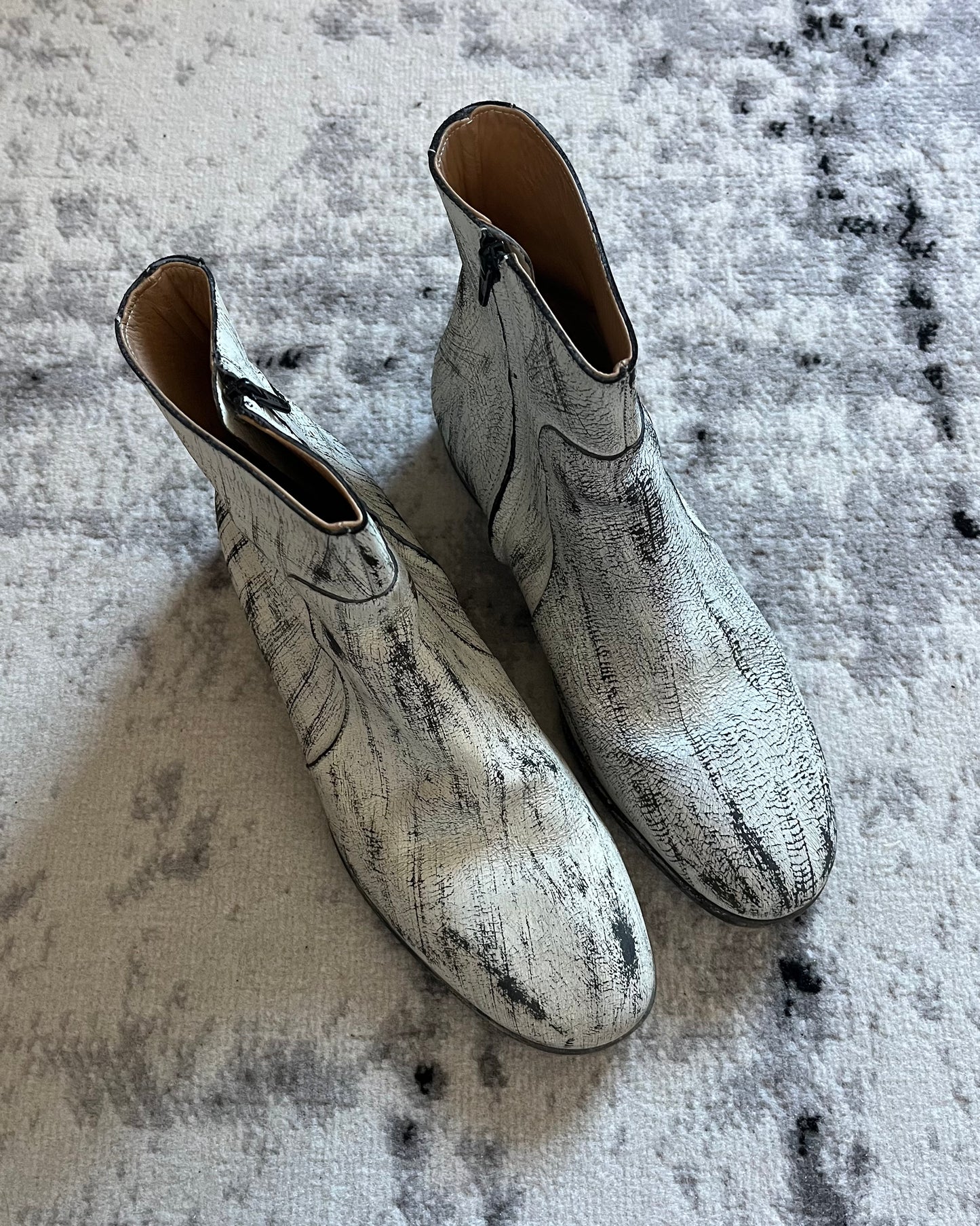 2012 Maison Margiela White HM Boots (44eu/10us)