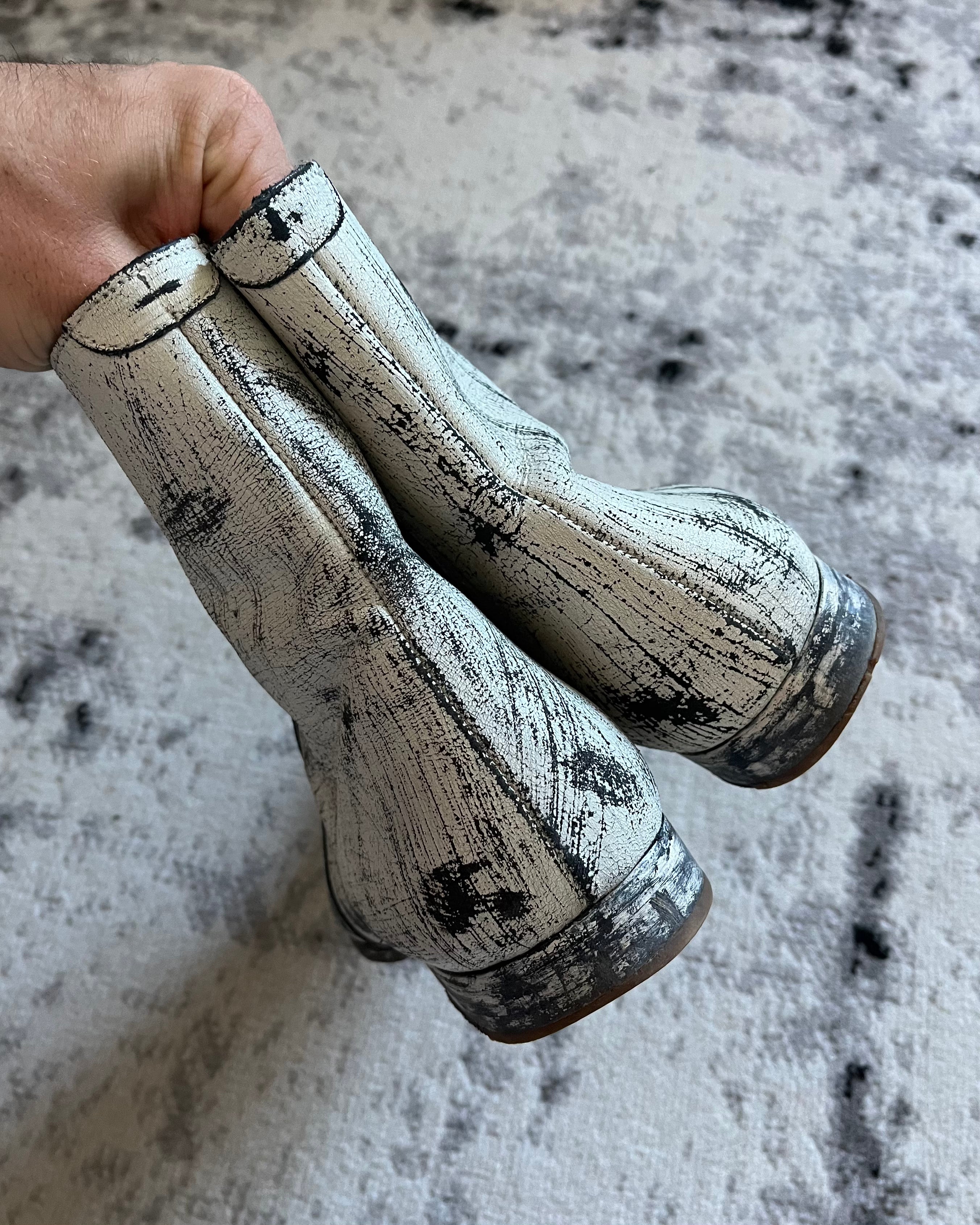 2012 Maison Margiela White HM Boots (44eu/10us)