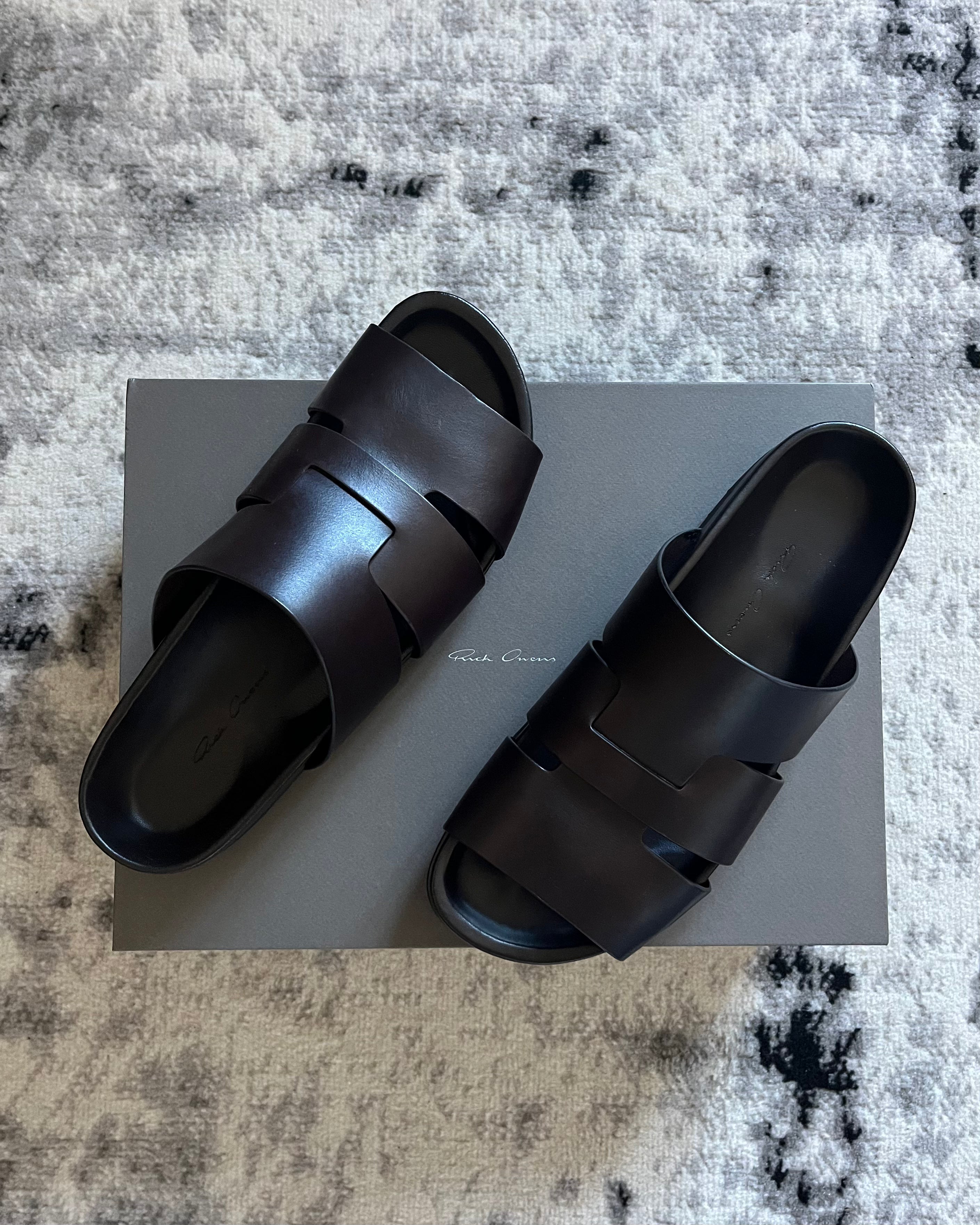 Rick Owens Bronze Lazarus Granola Sandals (42eu/8,5us)