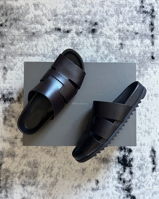 Rick Owens Bronze Lazarus Granola Sandals (42eu/8,5us)