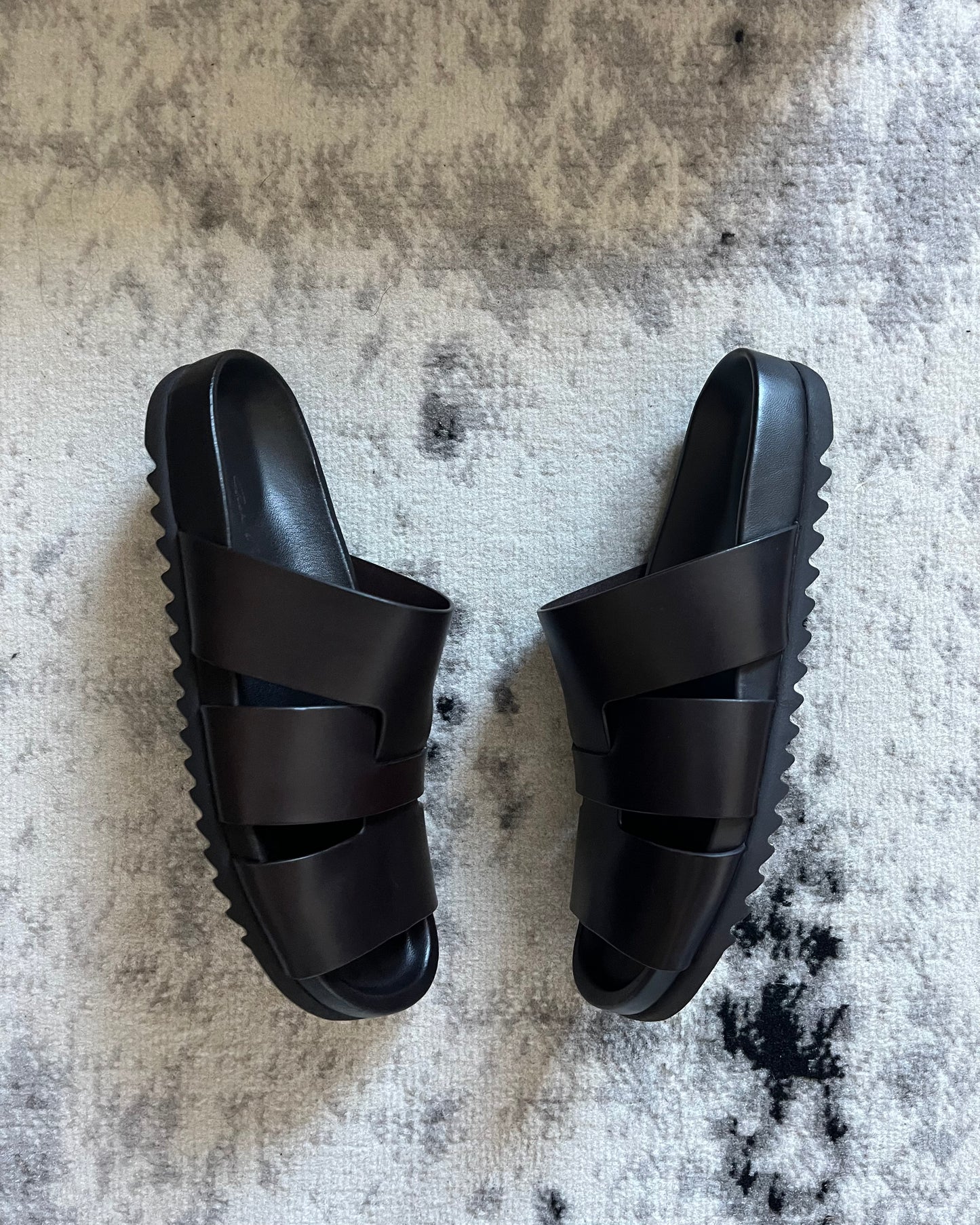 Rick Owens Bronze Lazarus Granola Sandals (42eu/8,5us)