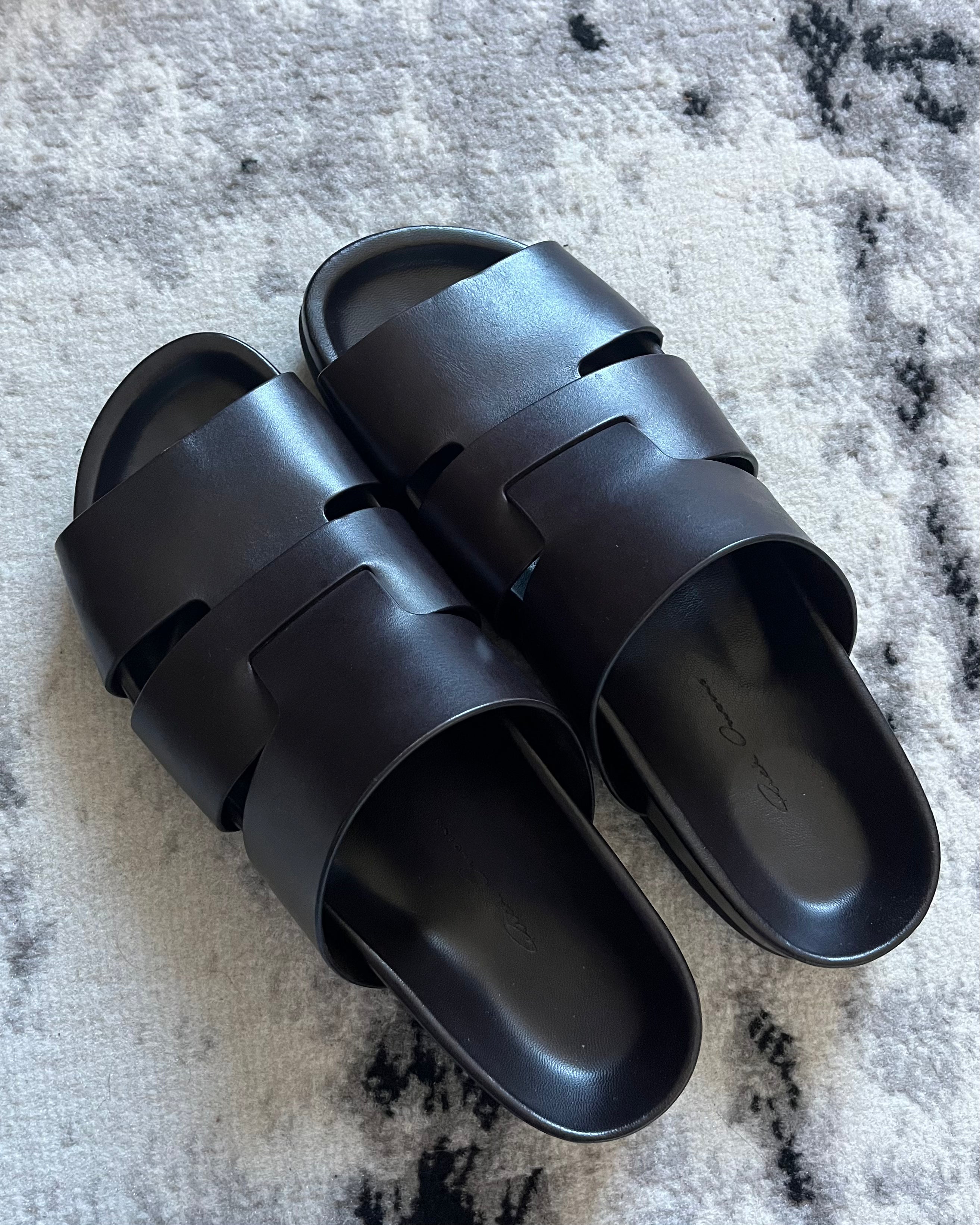 Rick Owens Bronze Lazarus Granola Sandals (42eu/8,5us)