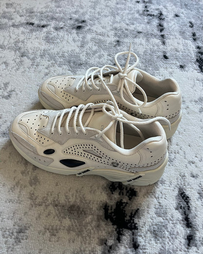 AW21 Raf Simons Cyclon-21 White Suede Shoes (42eu/8,5us)