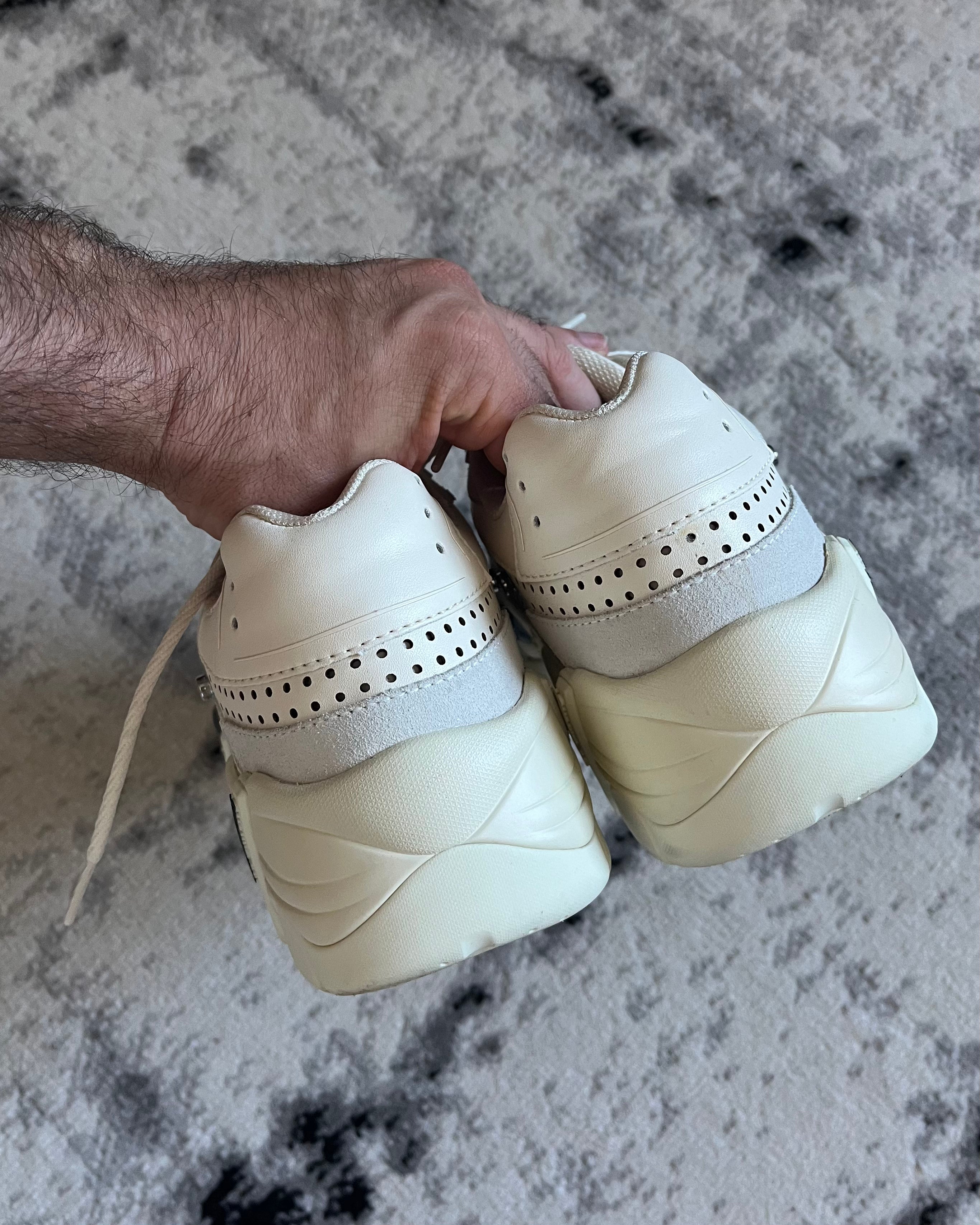 AW21 Raf Simons Cyclon-21 White Suede Shoes (42eu/8,5us)