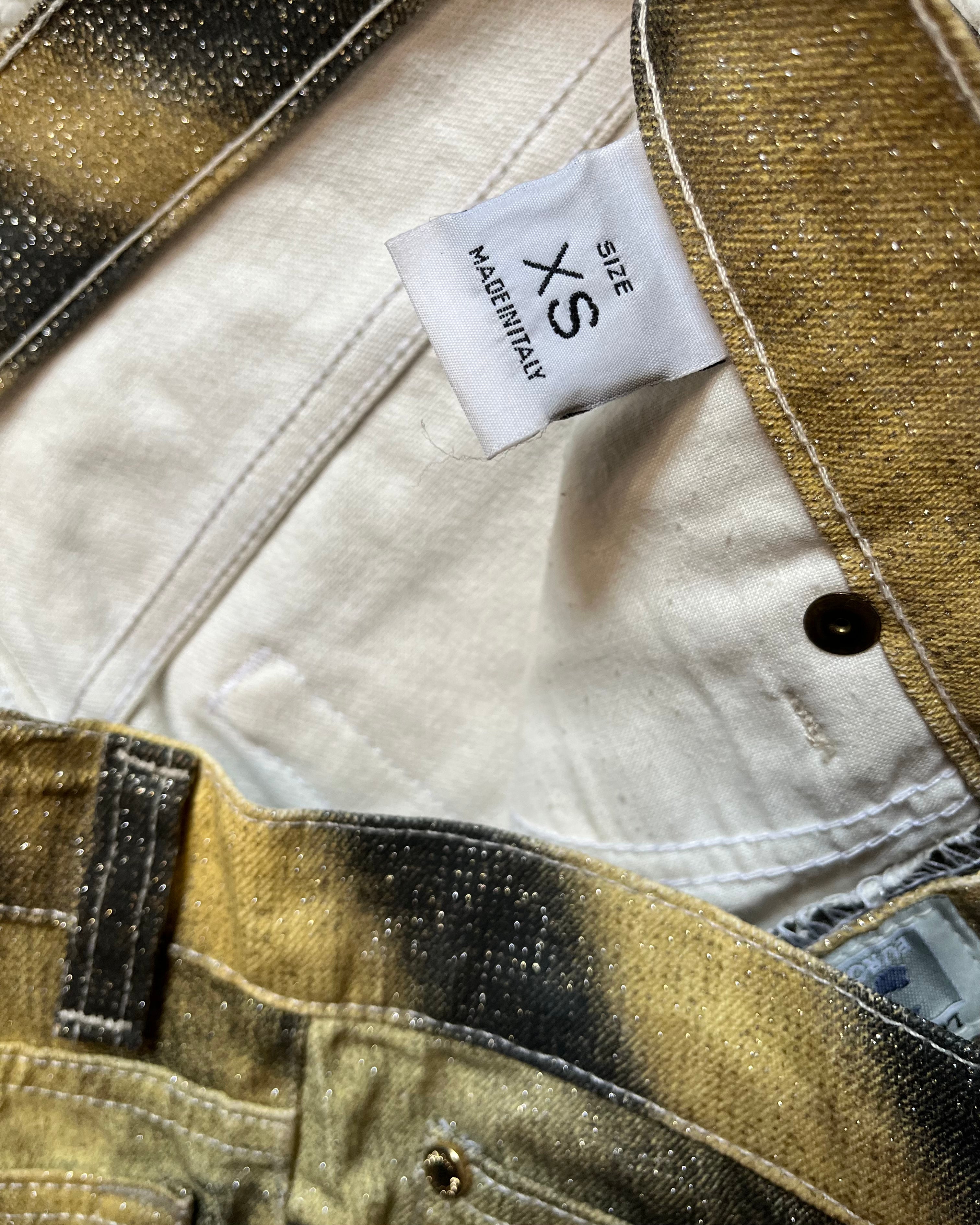 FW00 Roberto Cavalli Tiger Savage 裤子 (S)