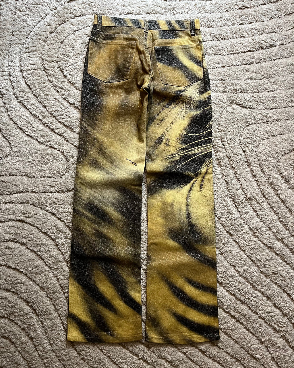 FW00 Roberto Cavalli Tiger Savage 裤子 (S)