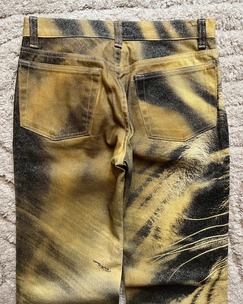 FW00 Roberto Cavalli Tiger Savage 裤子 (S)