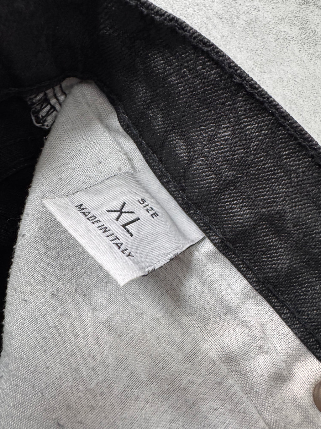 2000s Roberto Cavalli Crocodile Skin Effect Obscur Black Pants