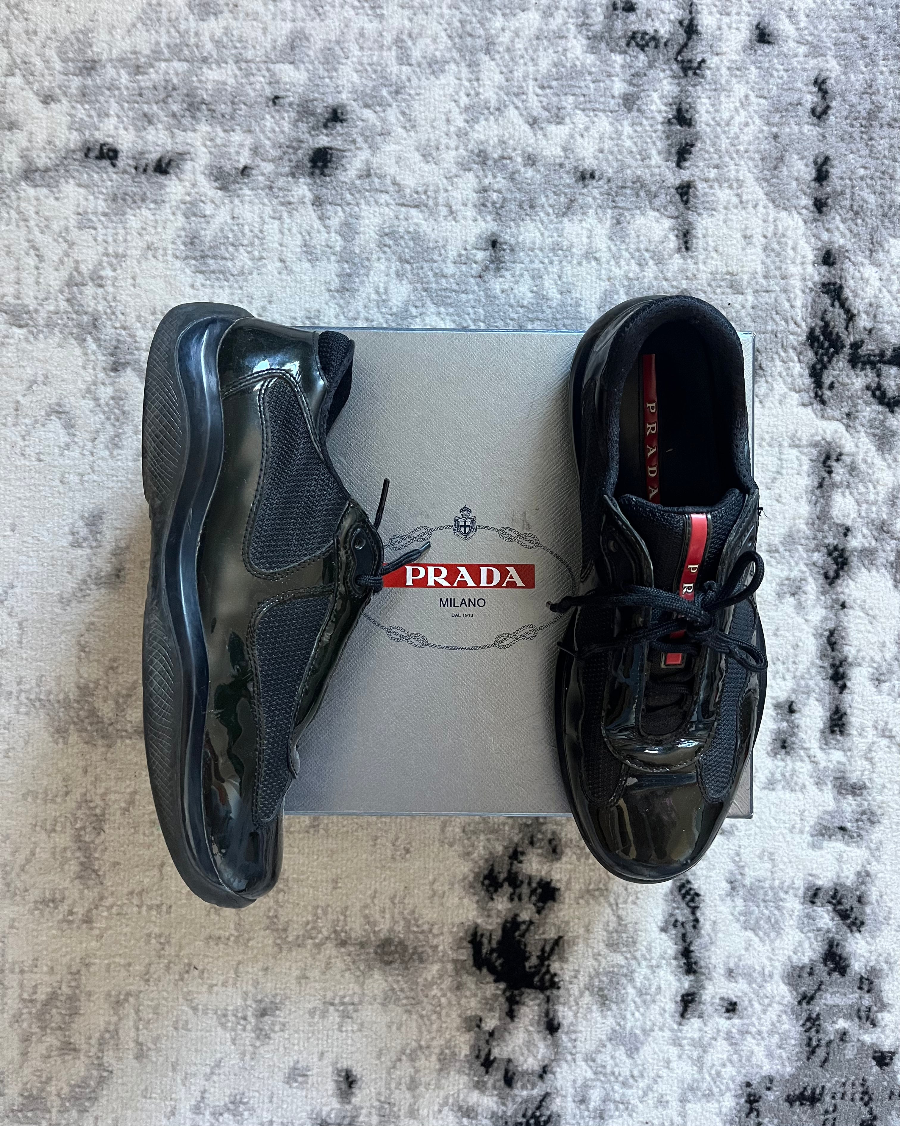 プラダ アメリカズ カップ サテン ブラック (40eu/7us)