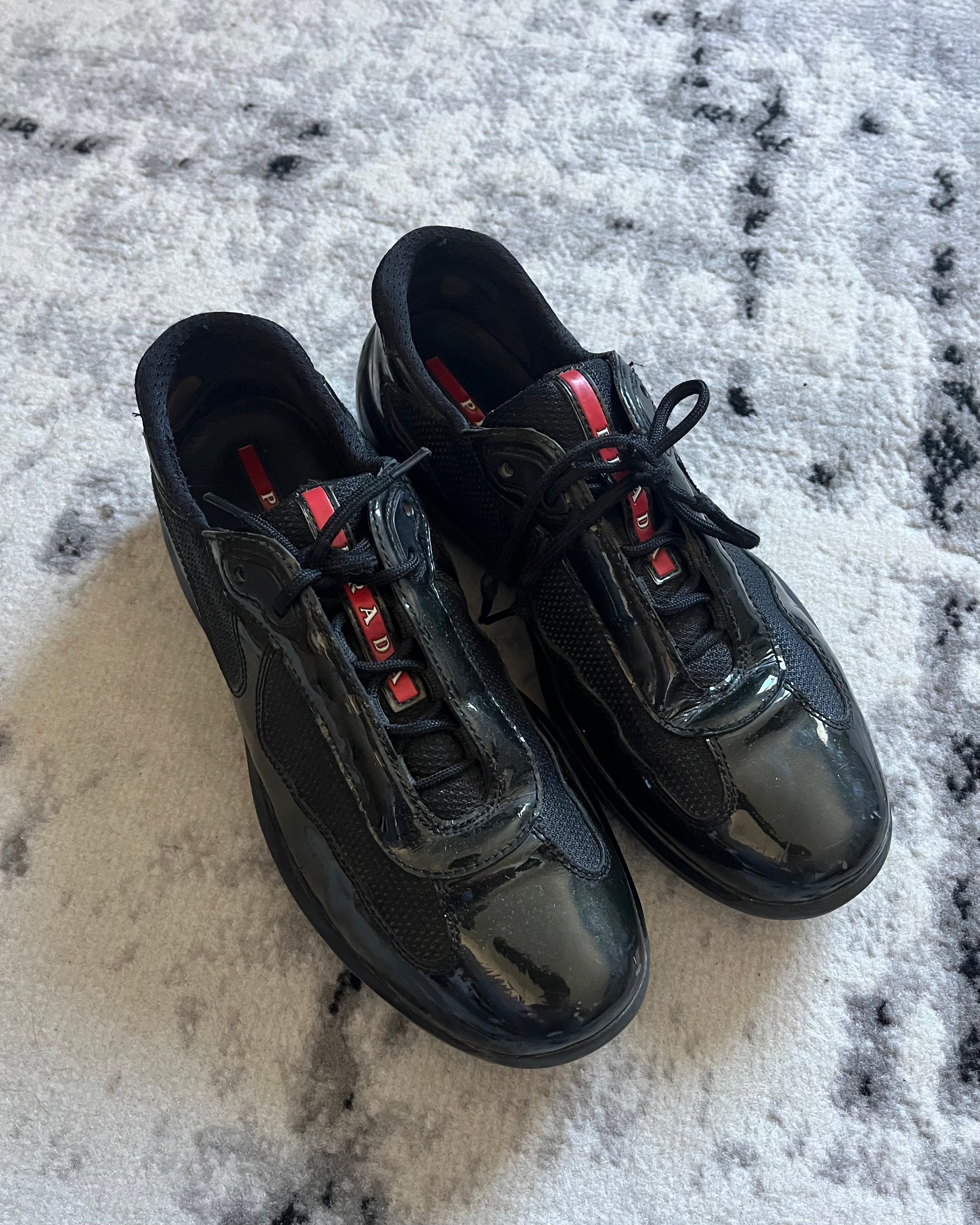 プラダ アメリカズ カップ サテン ブラック (40eu/7us)