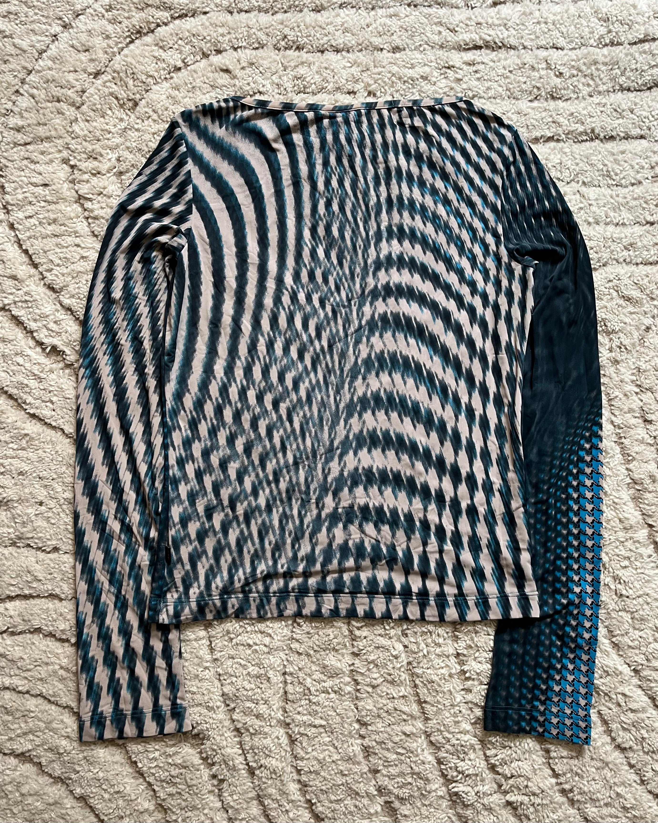 SS01 Psychadelic pixel Cavalli Mesh top
