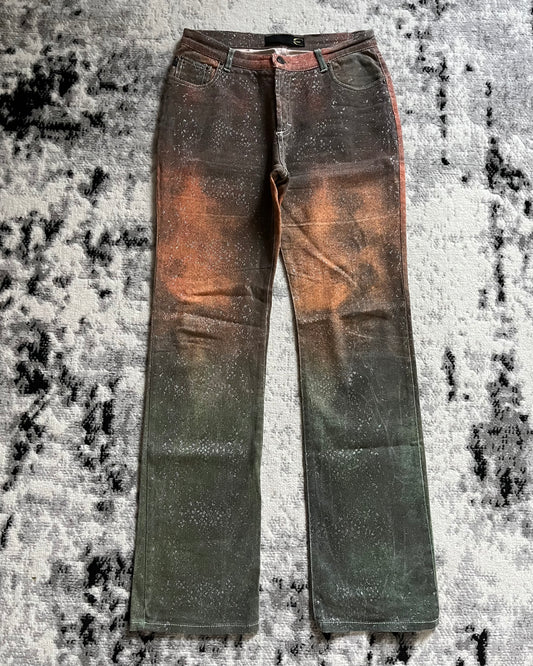 2000s Cavalli Seductive Ombre Multicolored Pants (S)